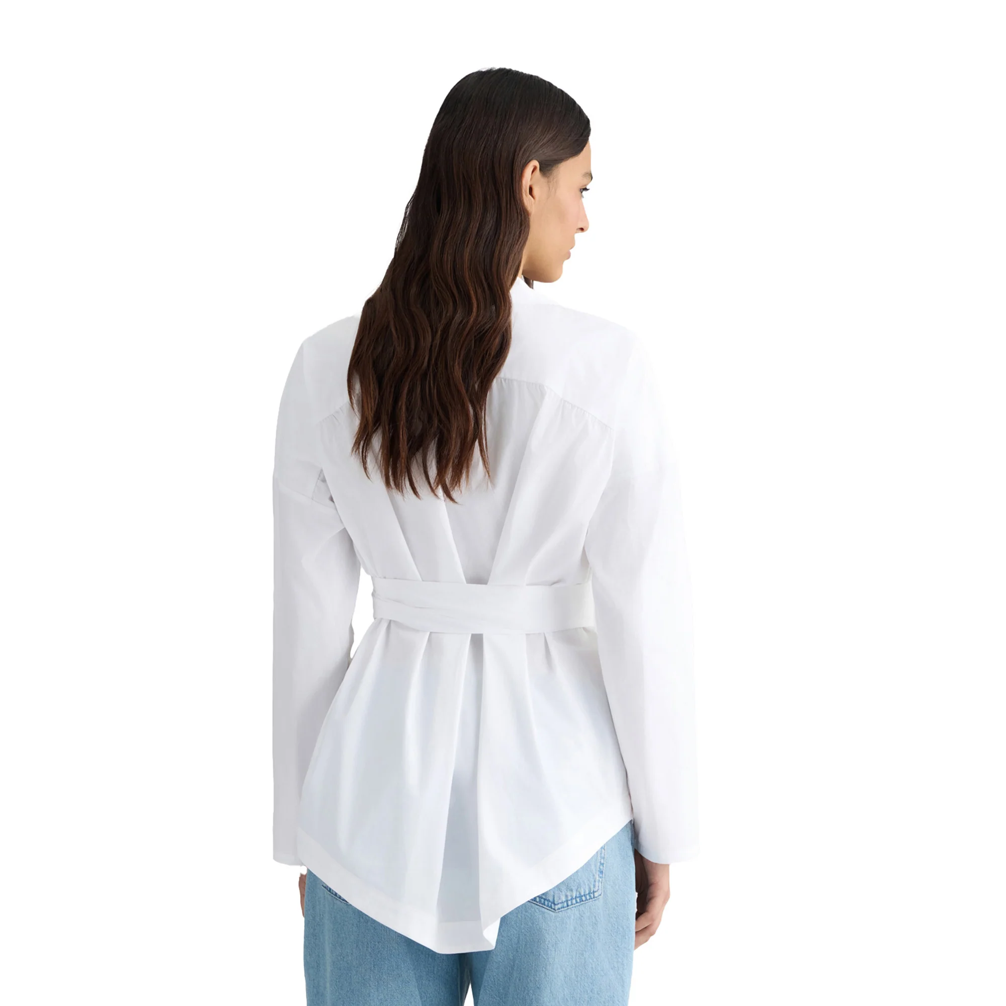Camicia Donna con fusciacca Bianco - Image 2