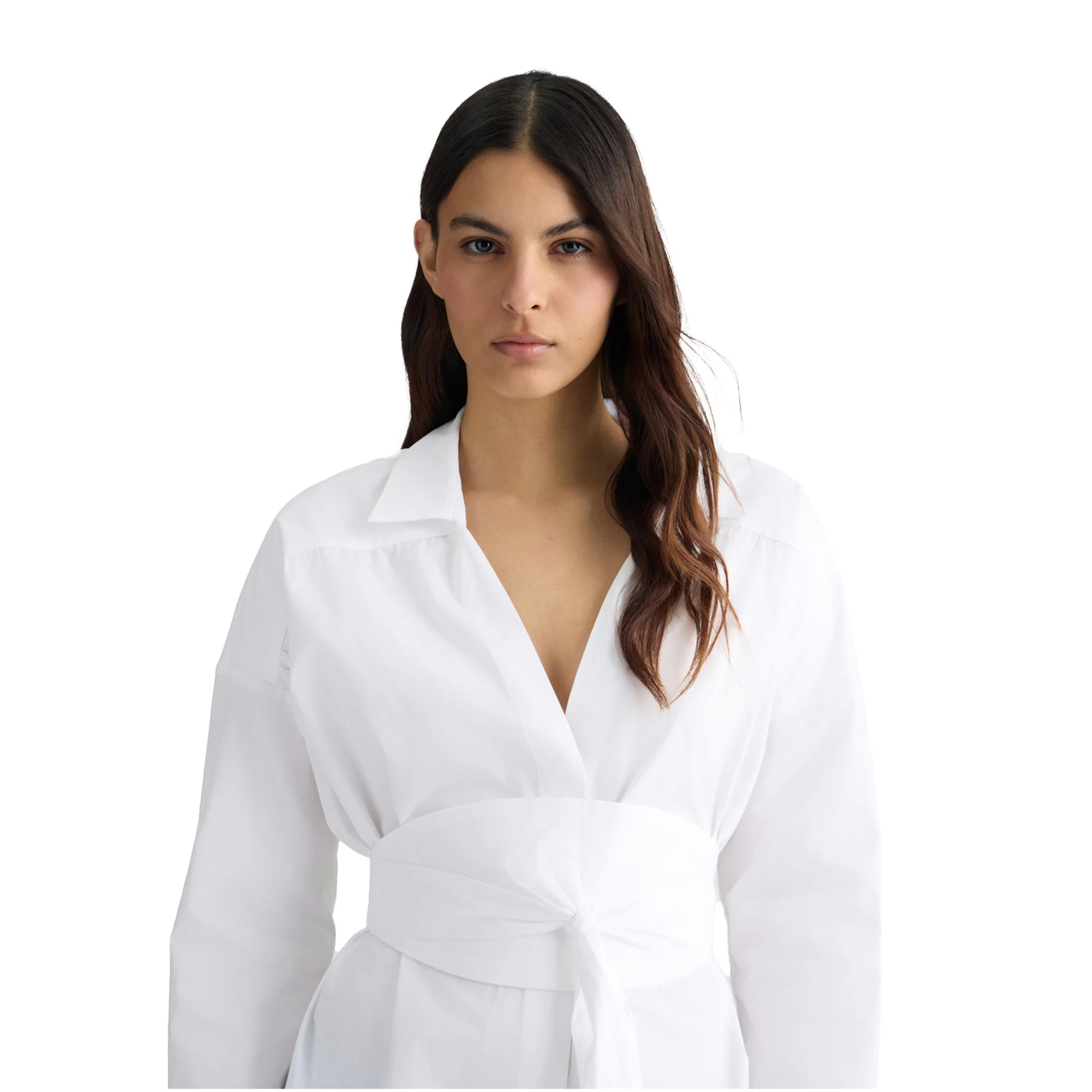 Camicia Donna con fusciacca Bianco - Image 3