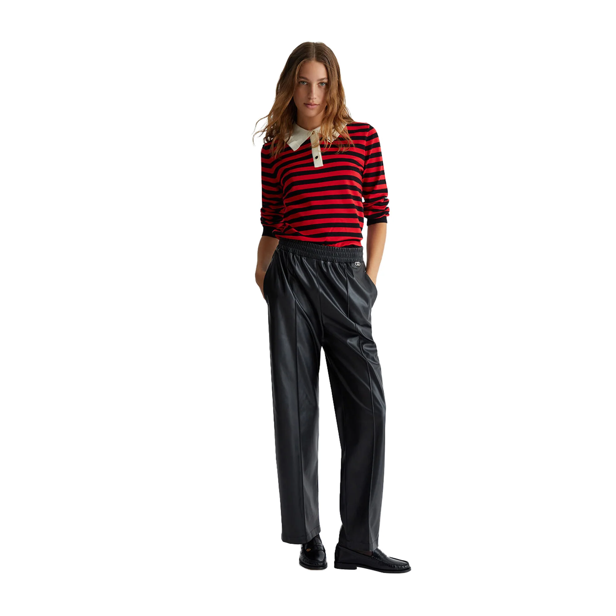 Maglia Donna a righe con bottoni gioiello - Image 7