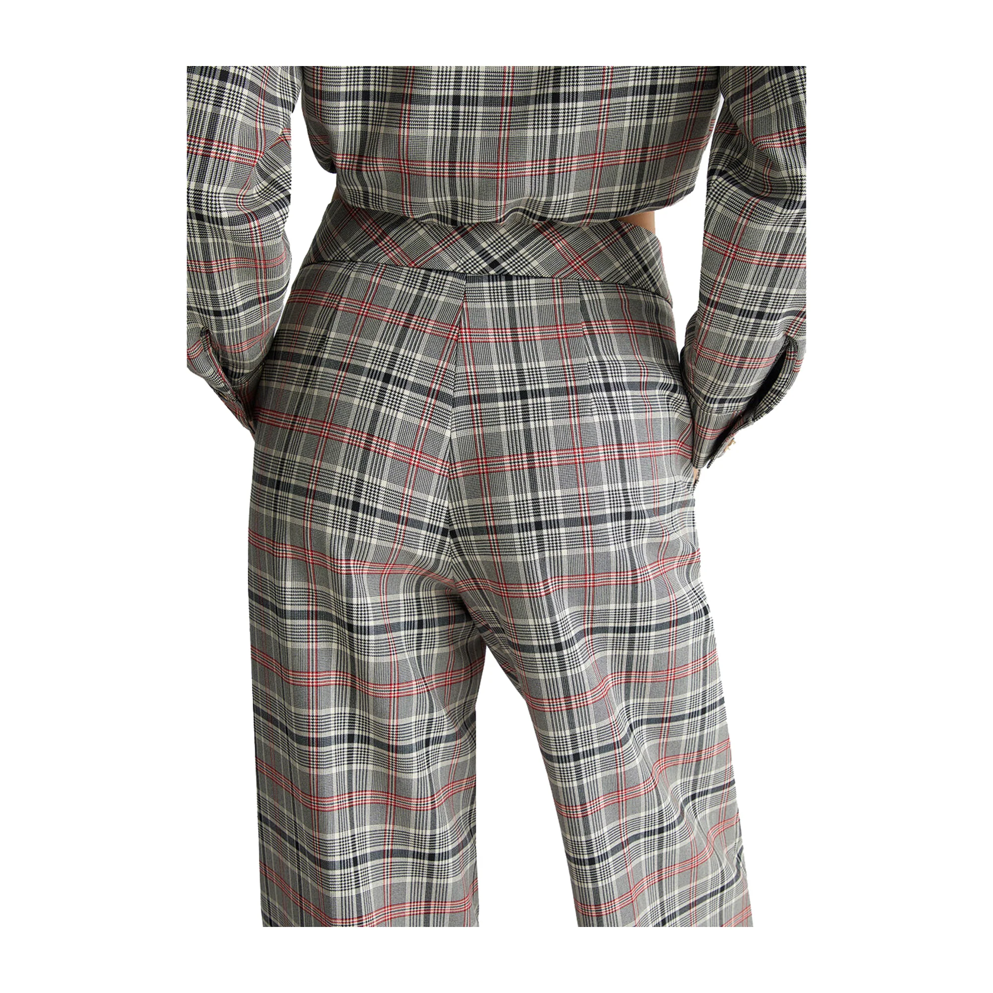 Pantaloni lunghi Donna in tartan - Image 6