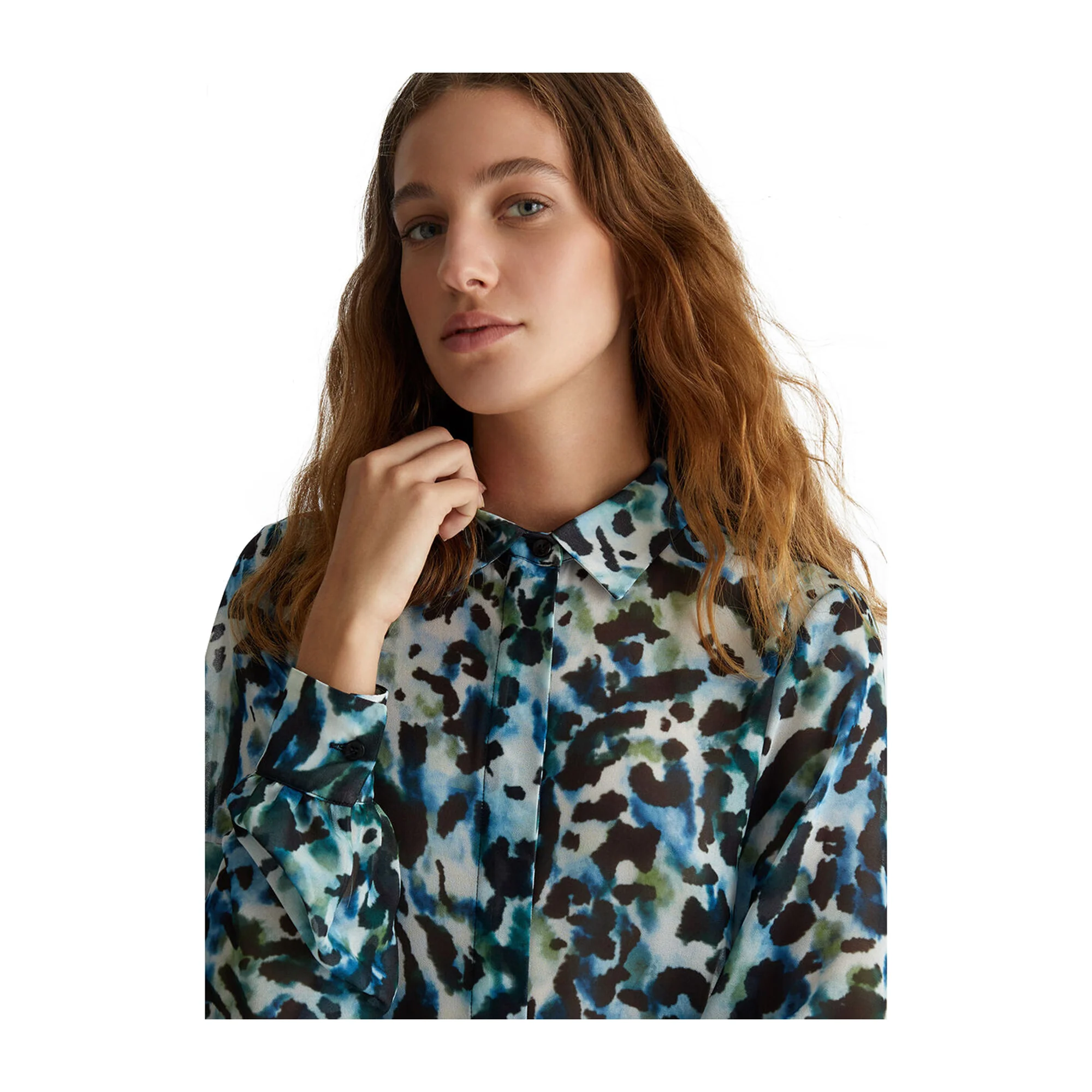Camicia Donna animalier con maniche lunghe - Image 5