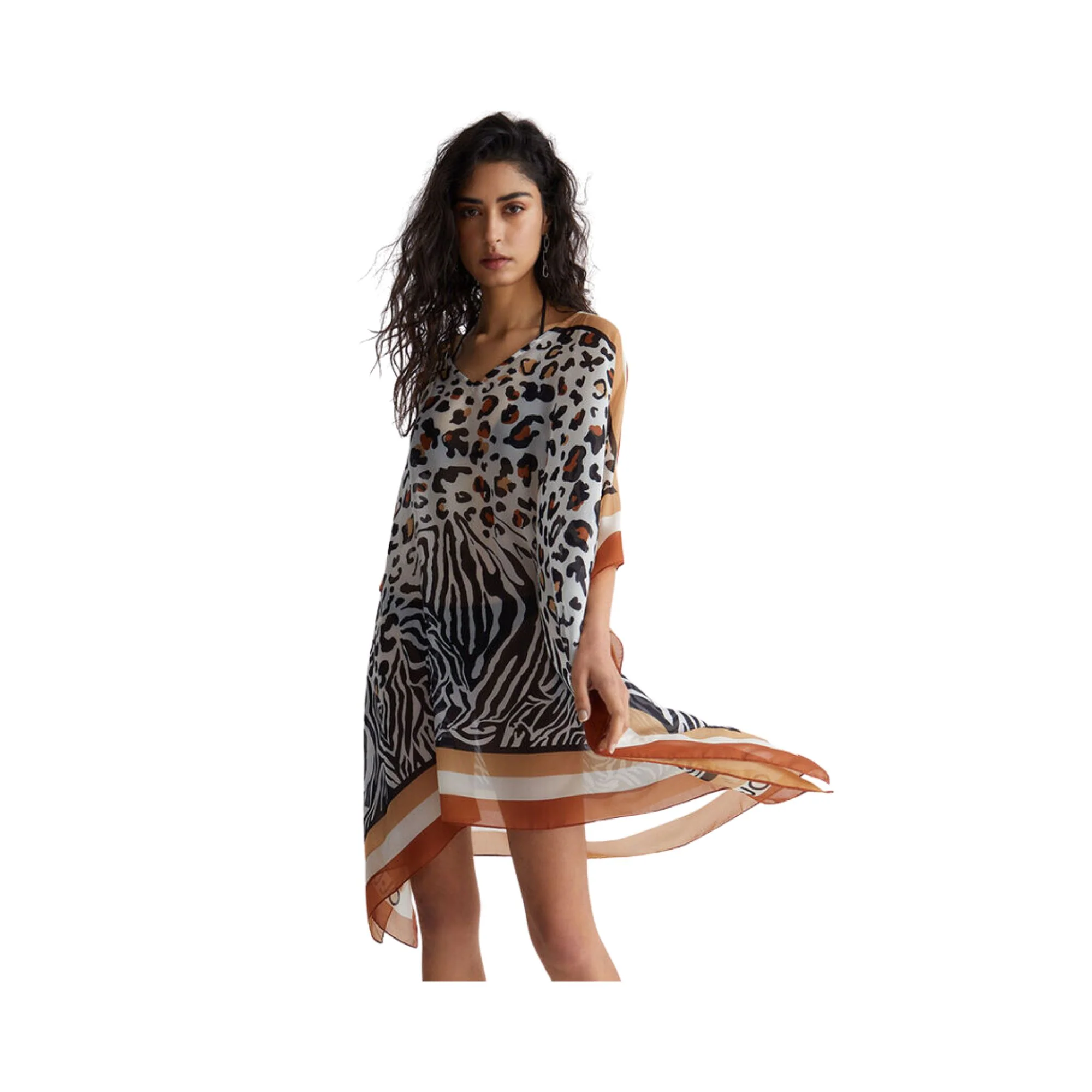 Kaftano Donna con stampa all over - Image 7