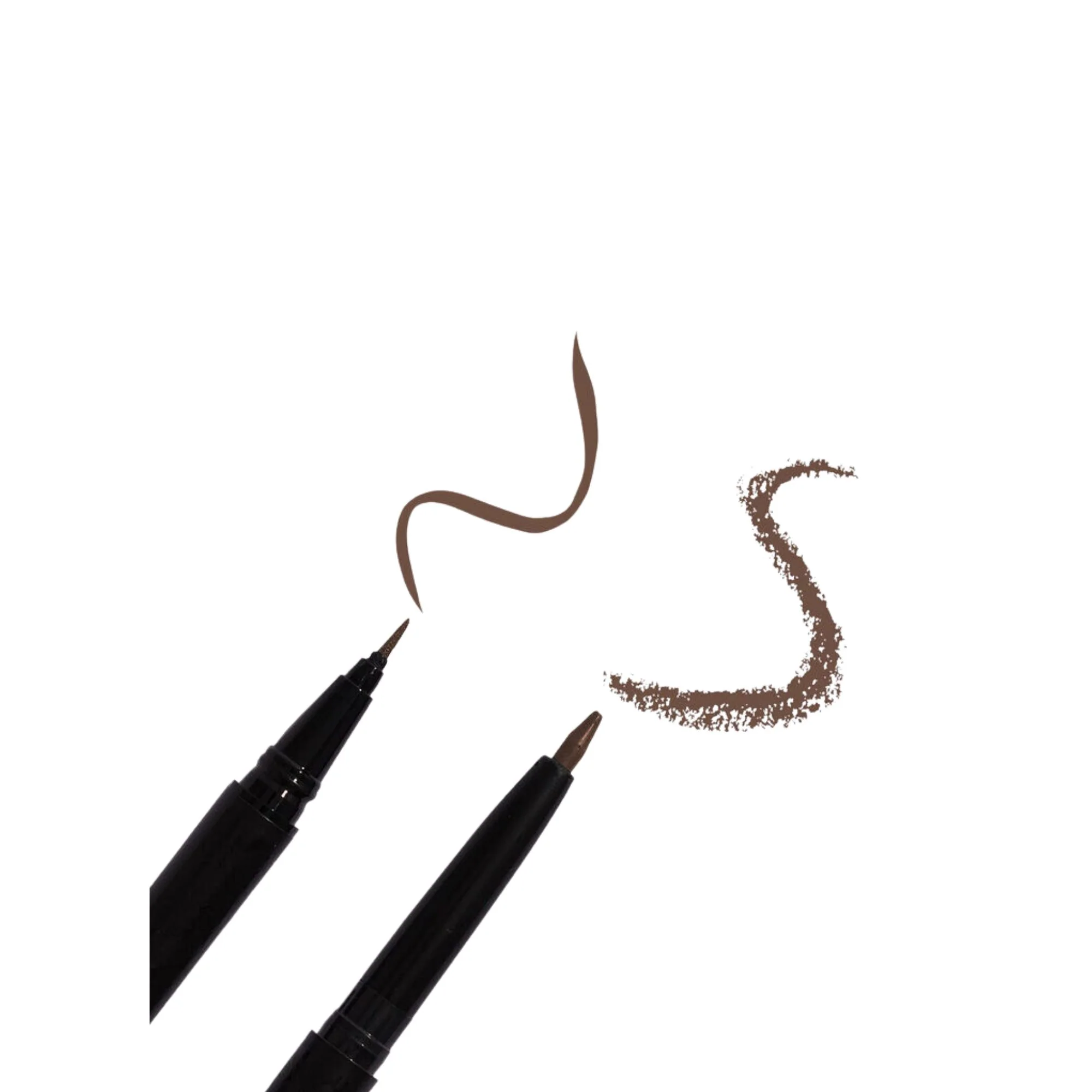 Eyeliner Donna con doppia punta Marrone - Image 2