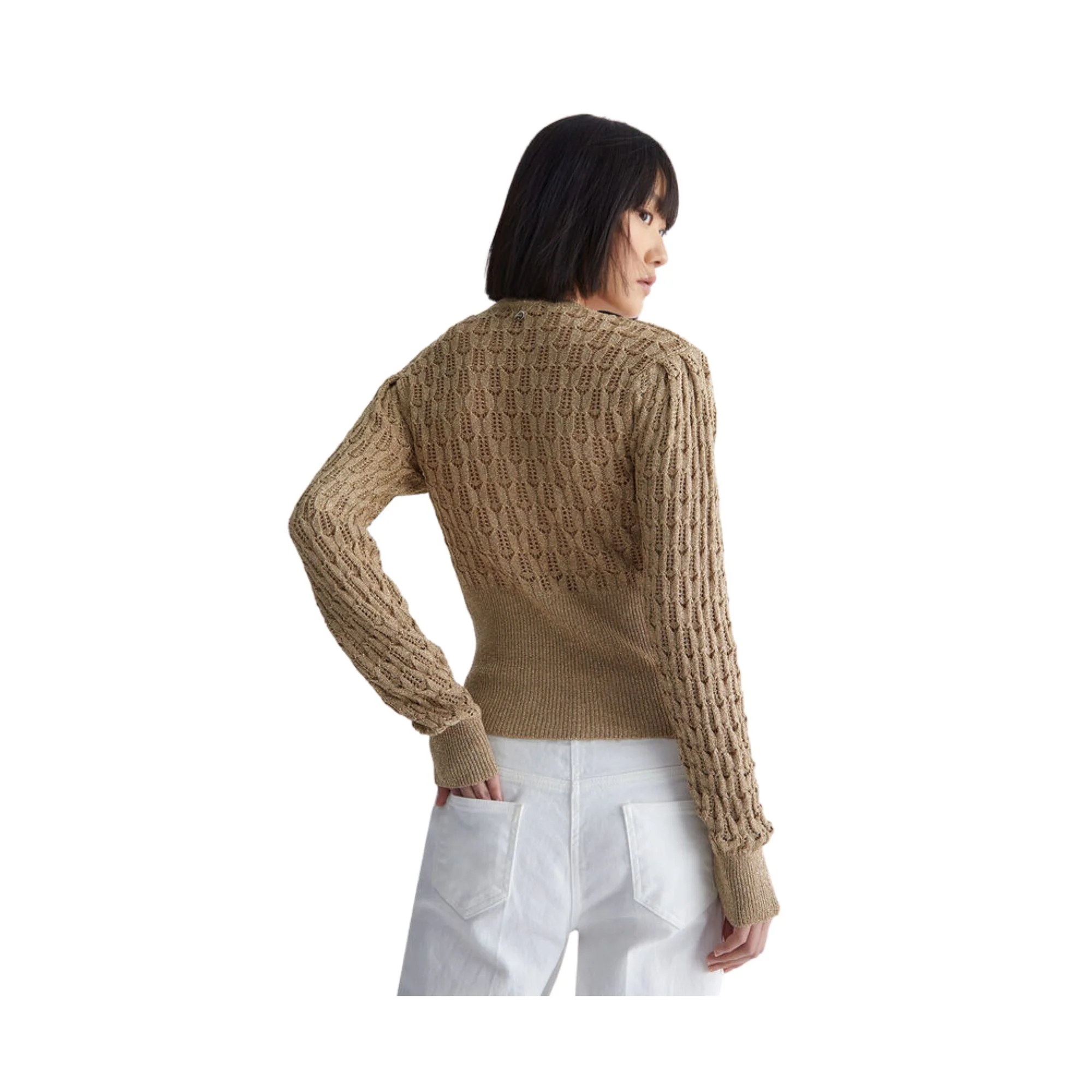 Maglia Donna con lavorazione traforata - Image 3