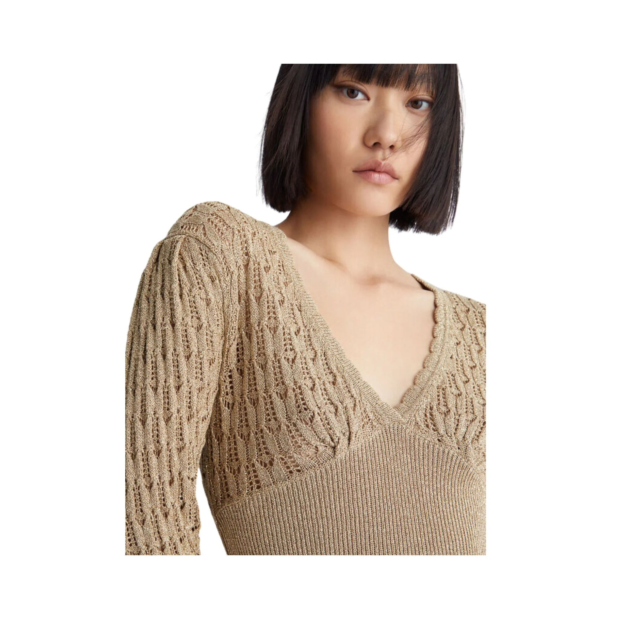 Maglia Donna con lavorazione traforata - Image 4