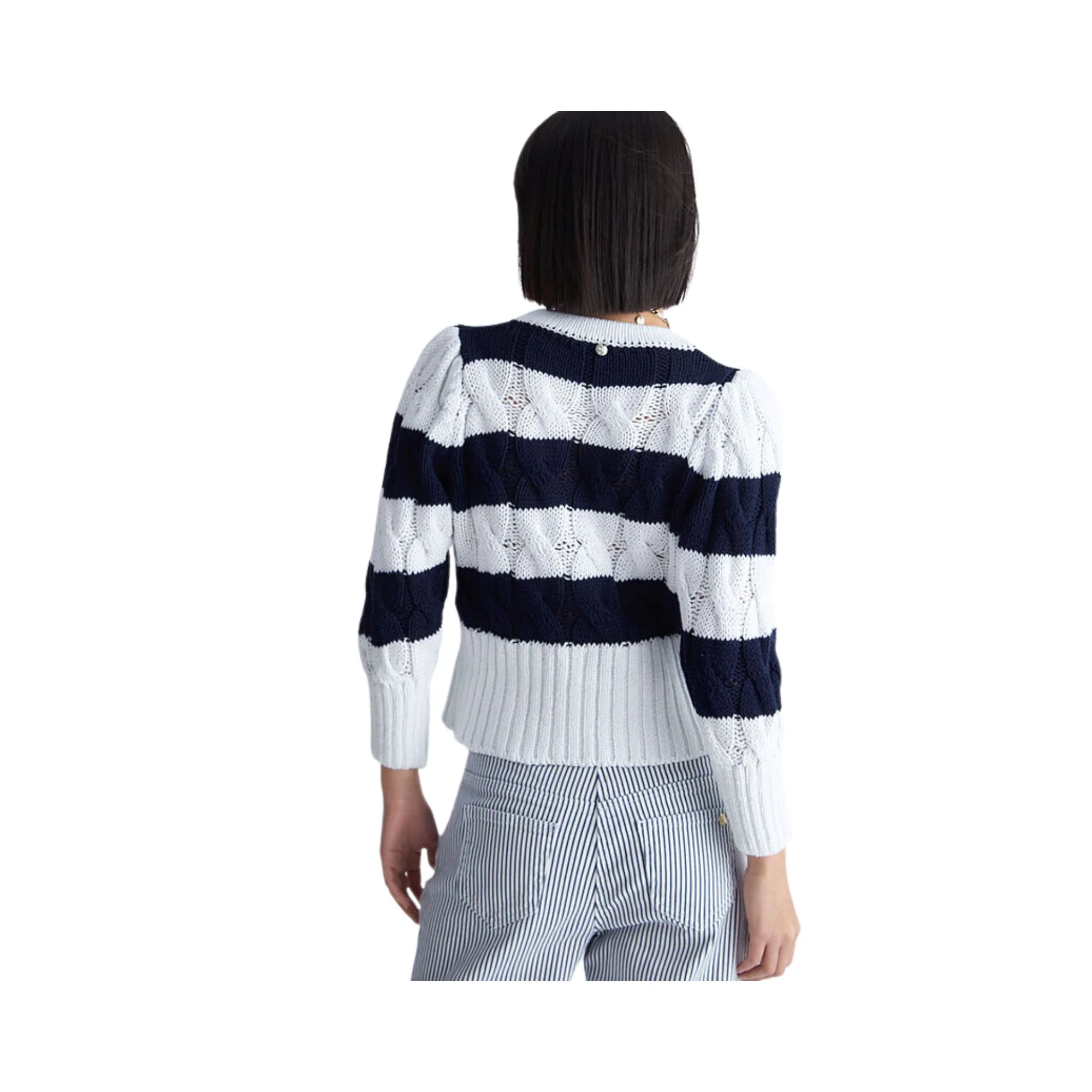 Cardigan Donna a righe - Image 3