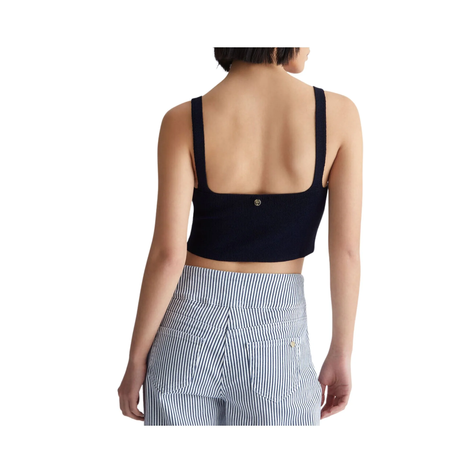Top Donna in maglia con bottoni - Image 3