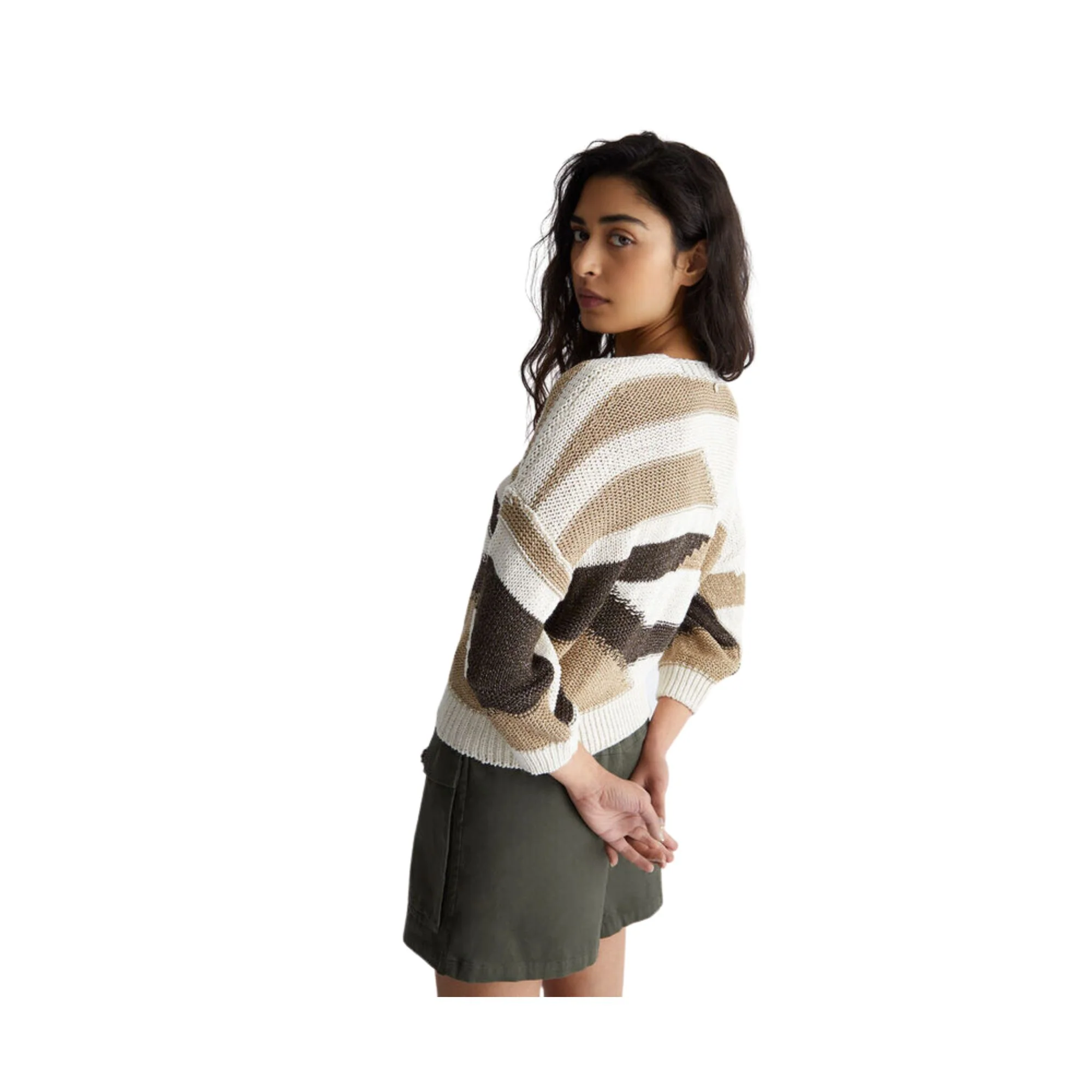 Pullover Donna con intarsio - Image 3