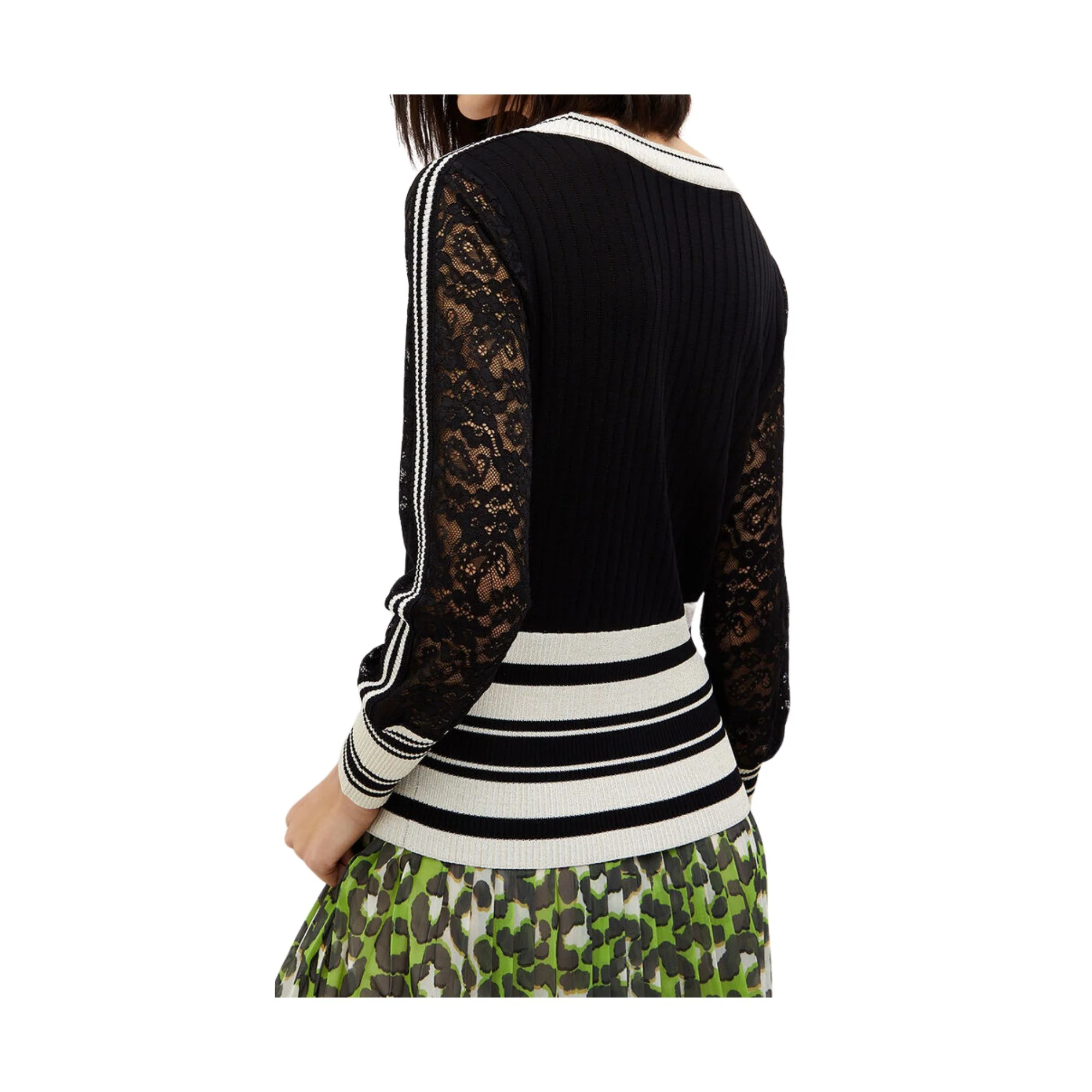 Cardigan Donna con zip frontale - Image 3