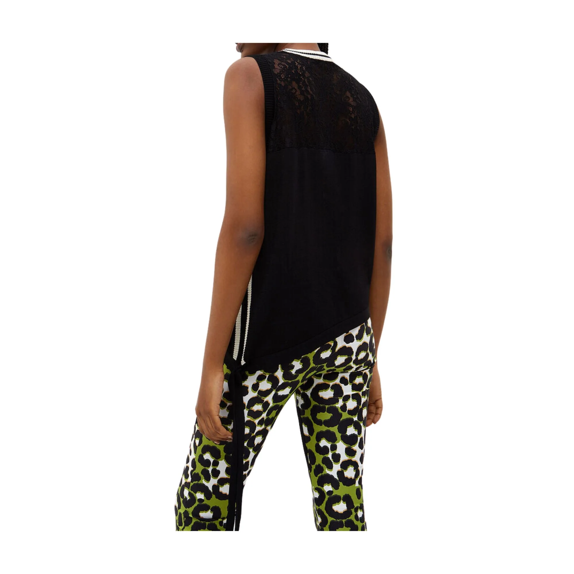 Gilet Donna in maglia asimmetrico - Image 3