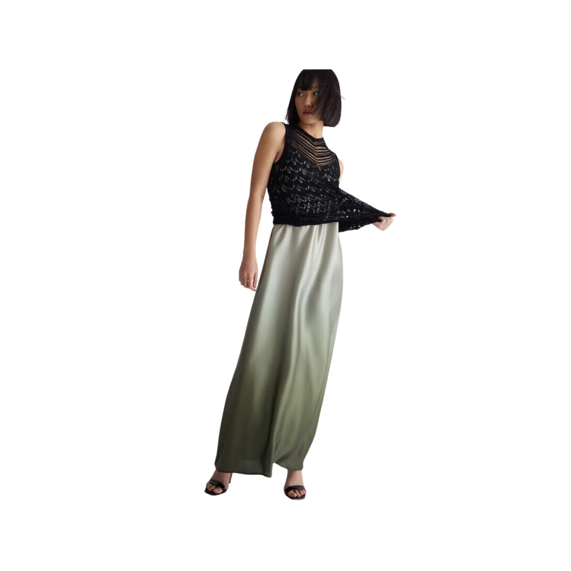 TOP ECOSOSTENIBILE IN MAGLIA - NERO - Image 9