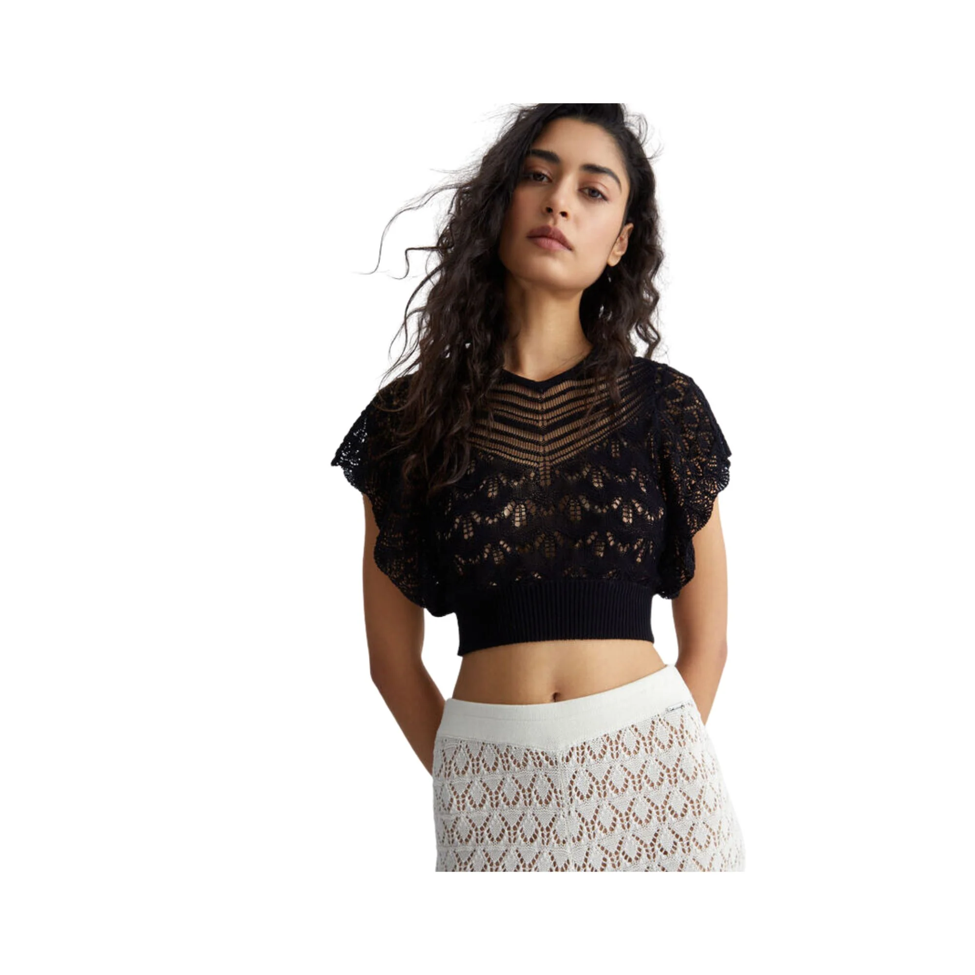 Top Donna con effetto see-through - Image 2
