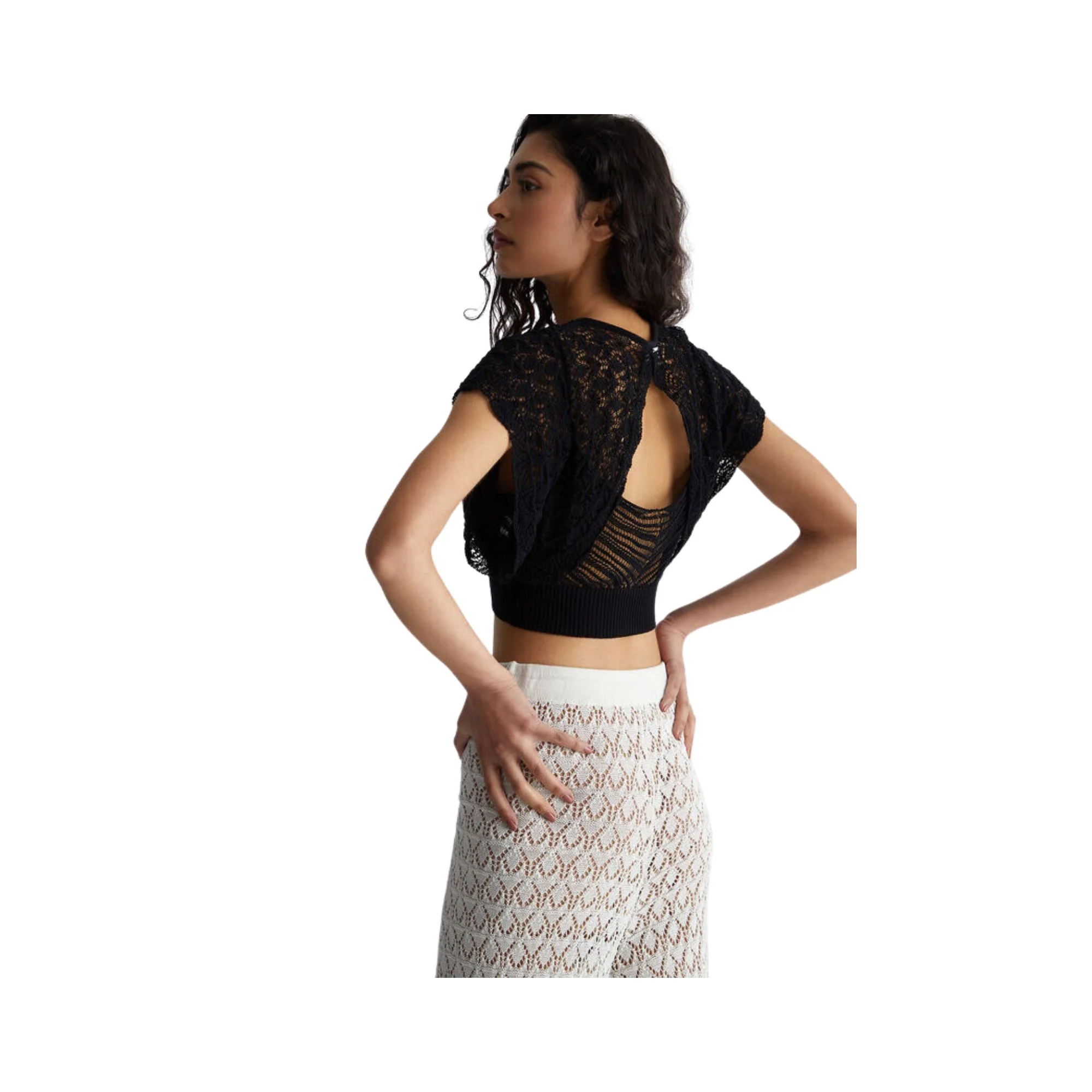 Top Donna con effetto see-through - Image 3