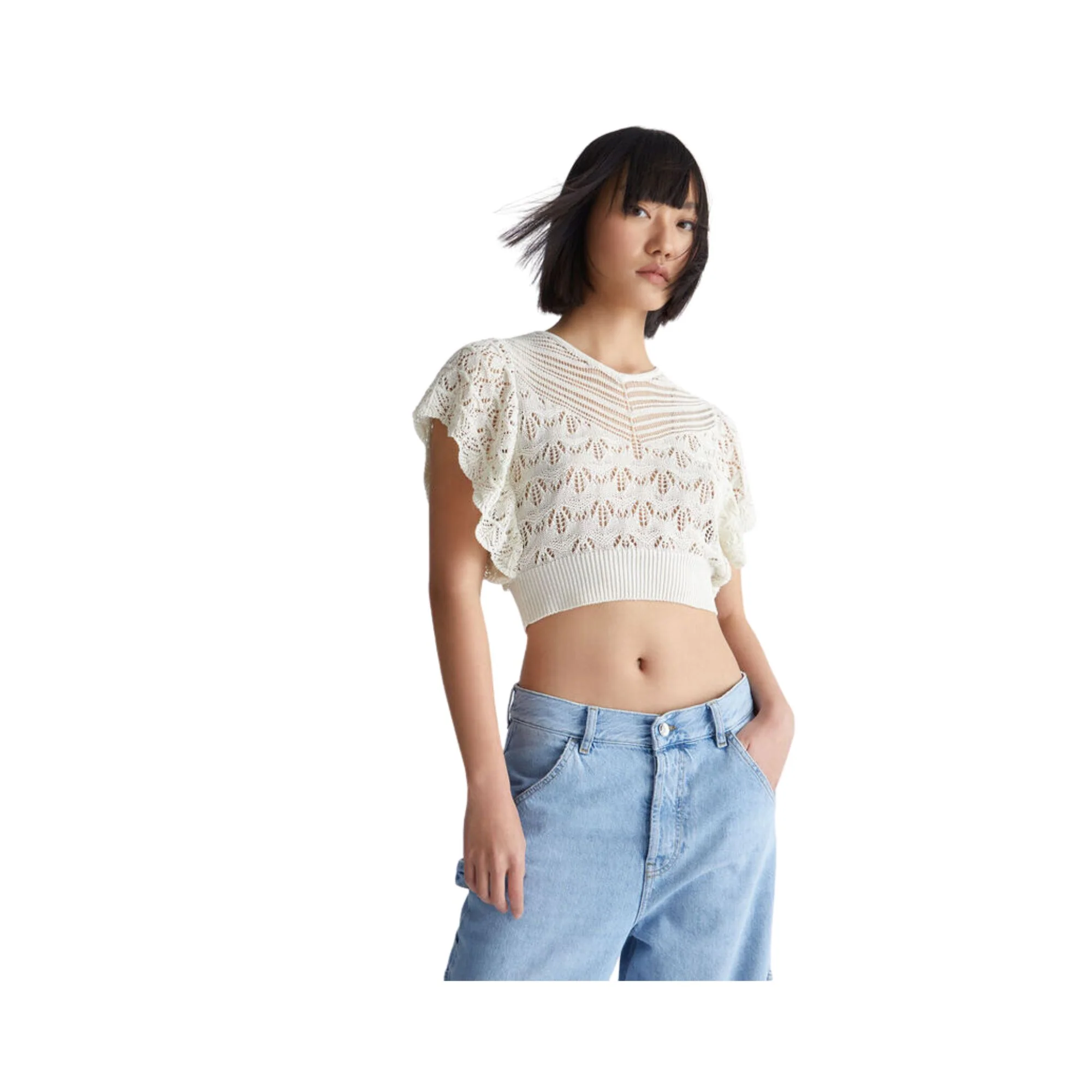 Top Donna con effetto see-through - Image 8