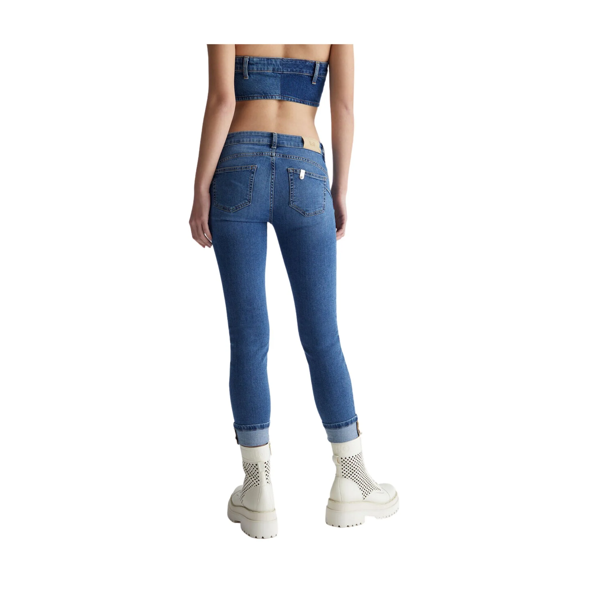 Jeans Donna skinny con risvolto - Image 3