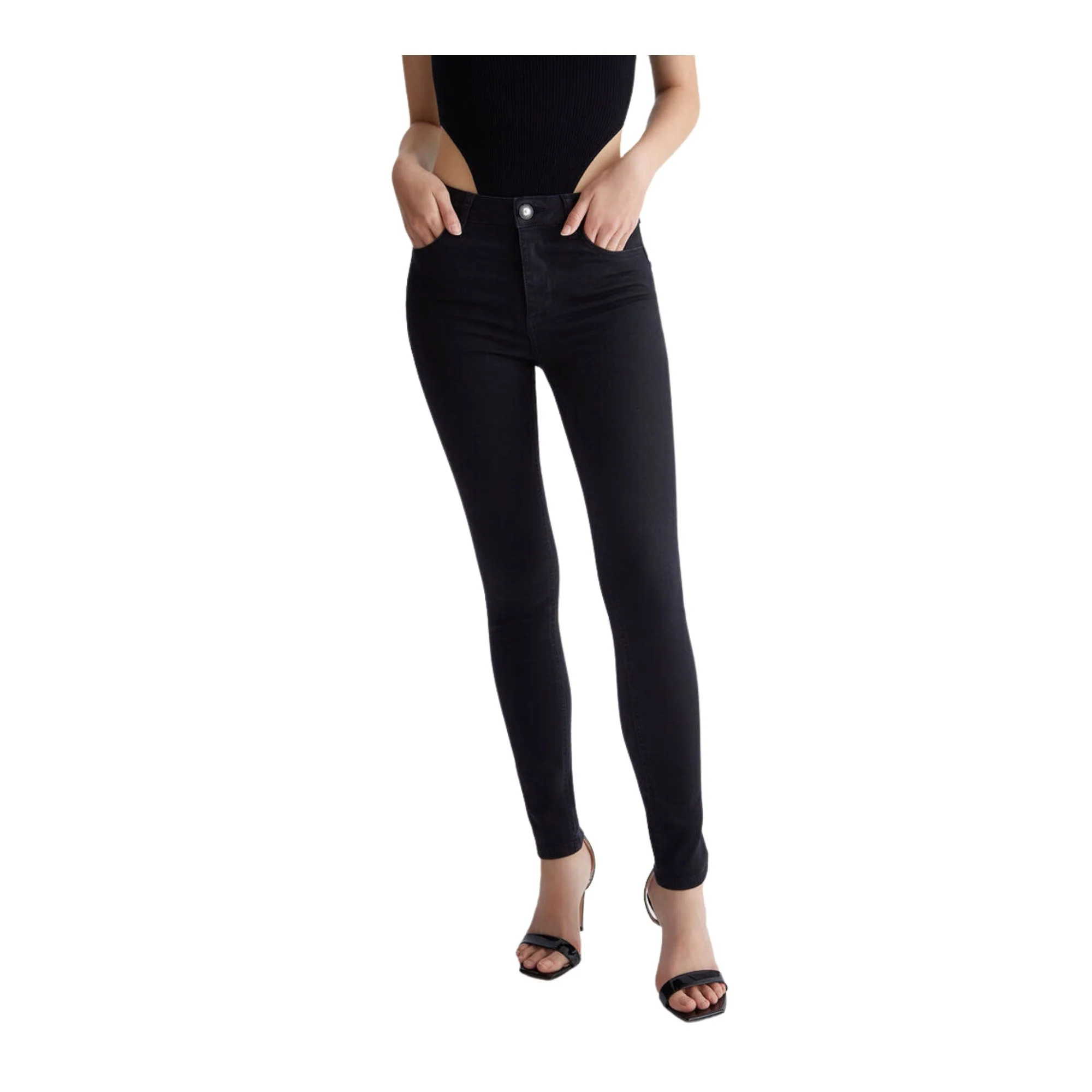 Jeans donna Divine cinque tasche a vita alta - Image 2