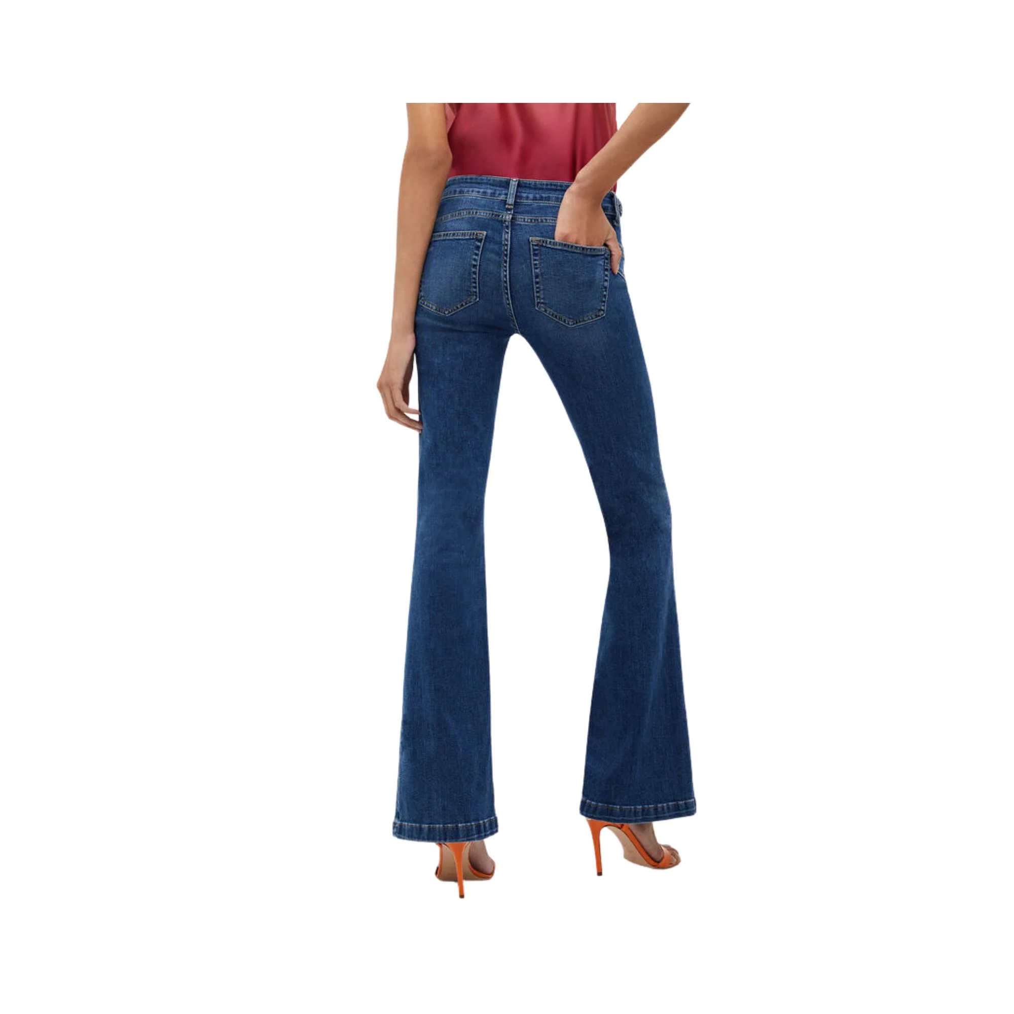 Jeans Donna con intreccio al punto vita - Image 3