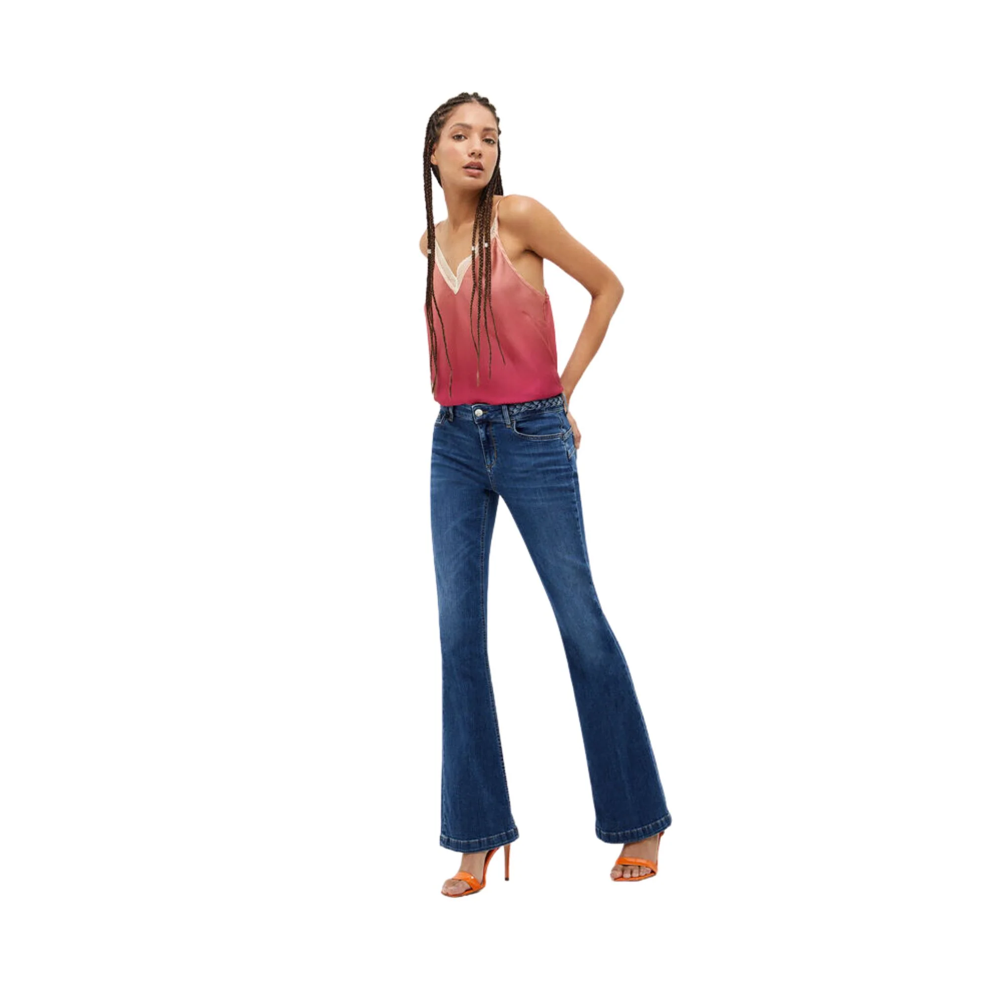 Jeans Donna con intreccio al punto vita - Image 5