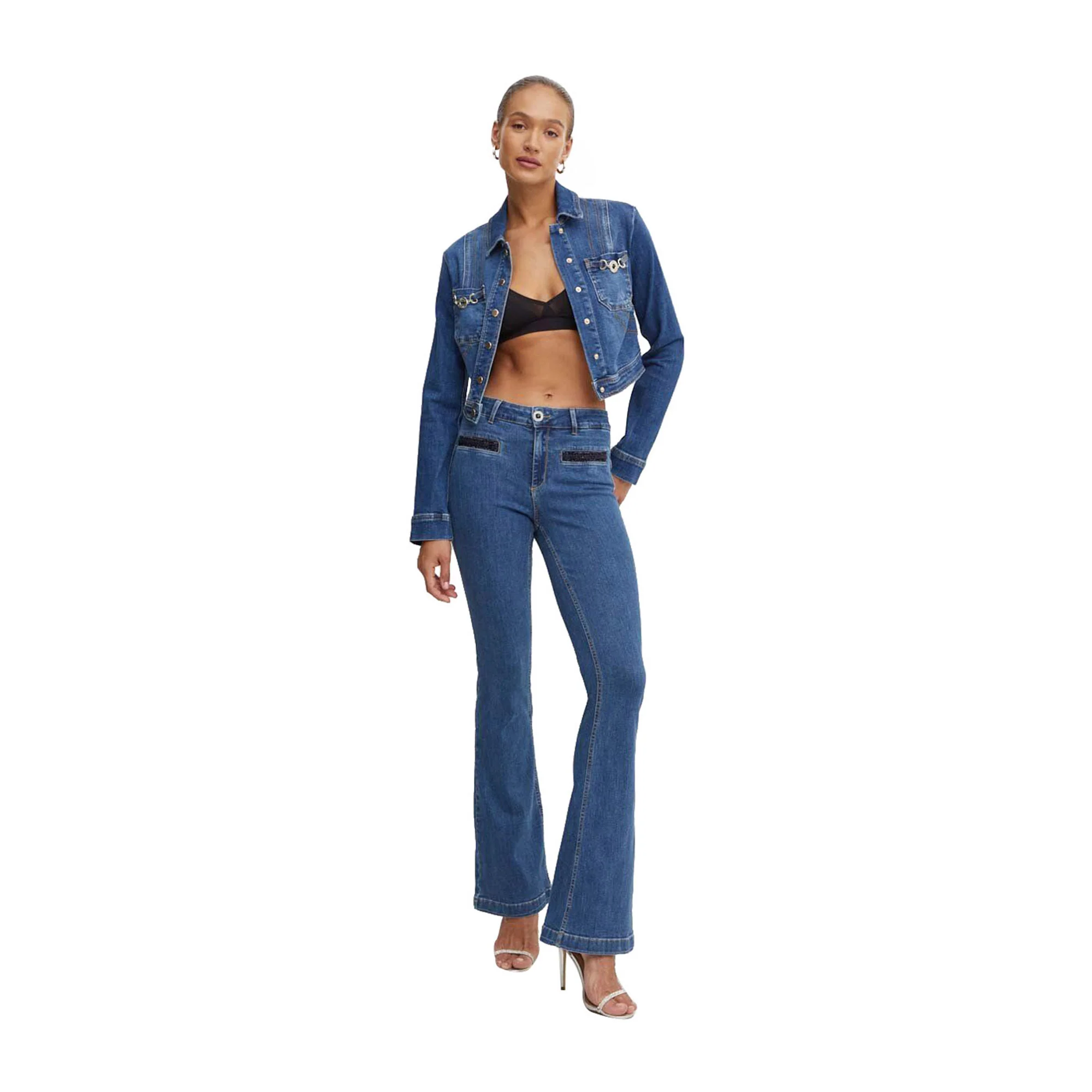 Jeans Donna con dettagli glitter - Image 3
