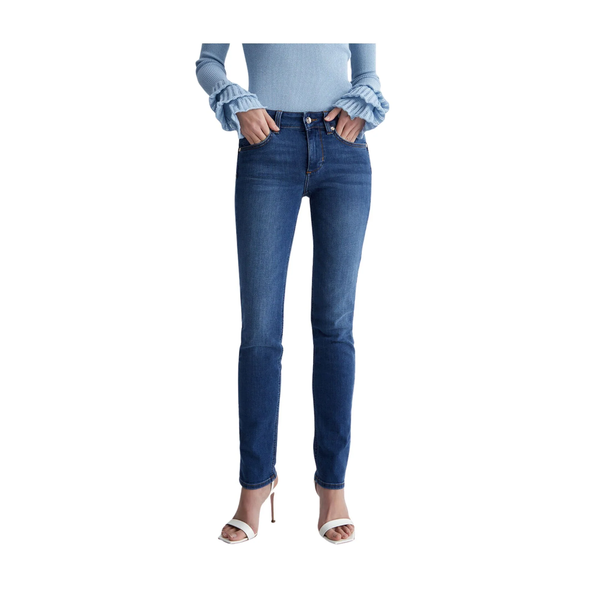 Jeans Donna modello cinque tasche skinny - Image 2