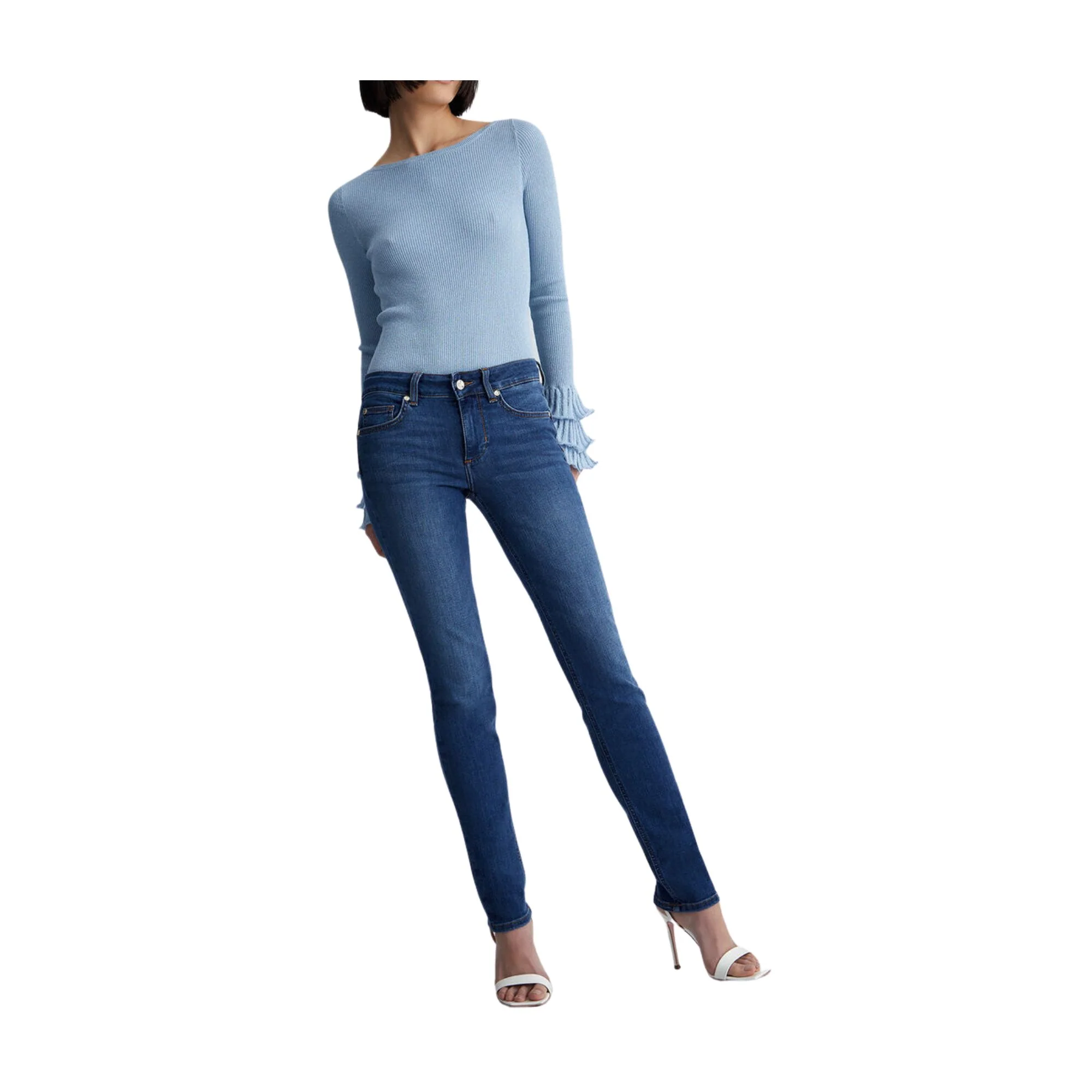 Jeans Donna modello cinque tasche skinny - Image 4