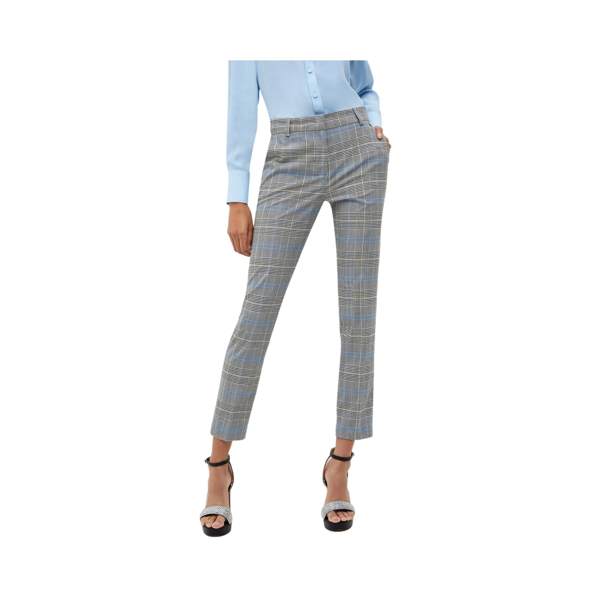 Pantalone Donna lungo a quadretti - Image 2