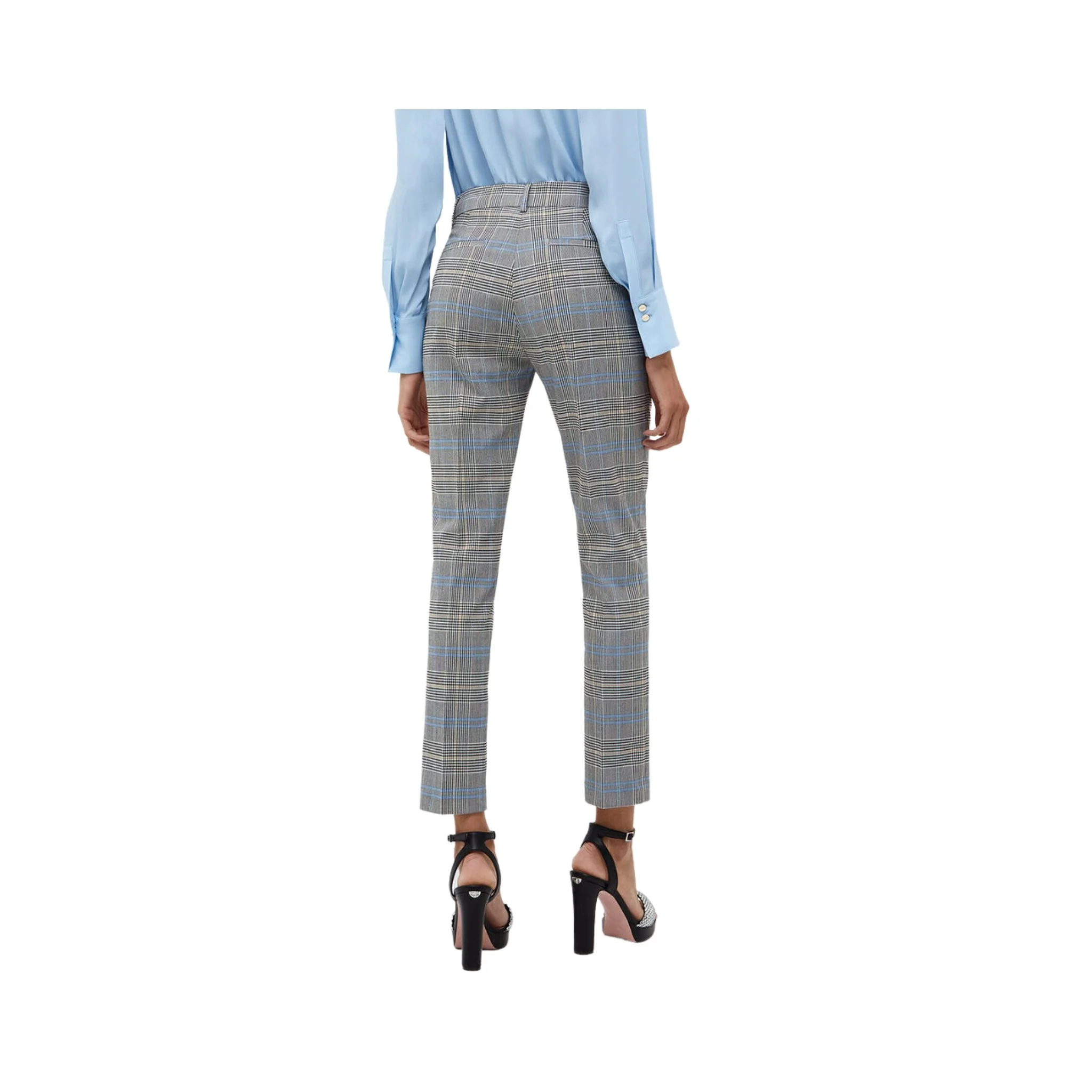Pantalone Donna lungo a quadretti - Image 3