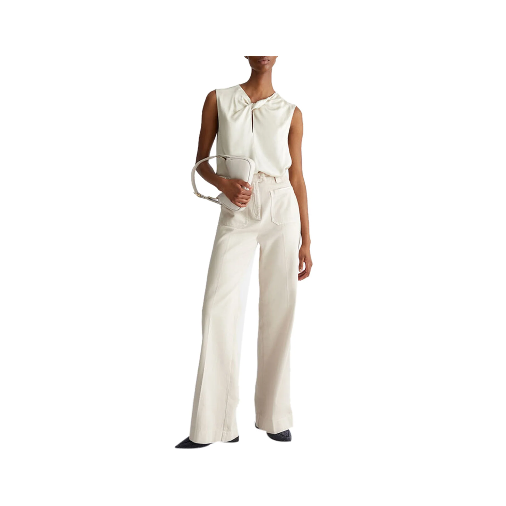 Pantalone Donna con dettagli oro sulle tasche - Image 5