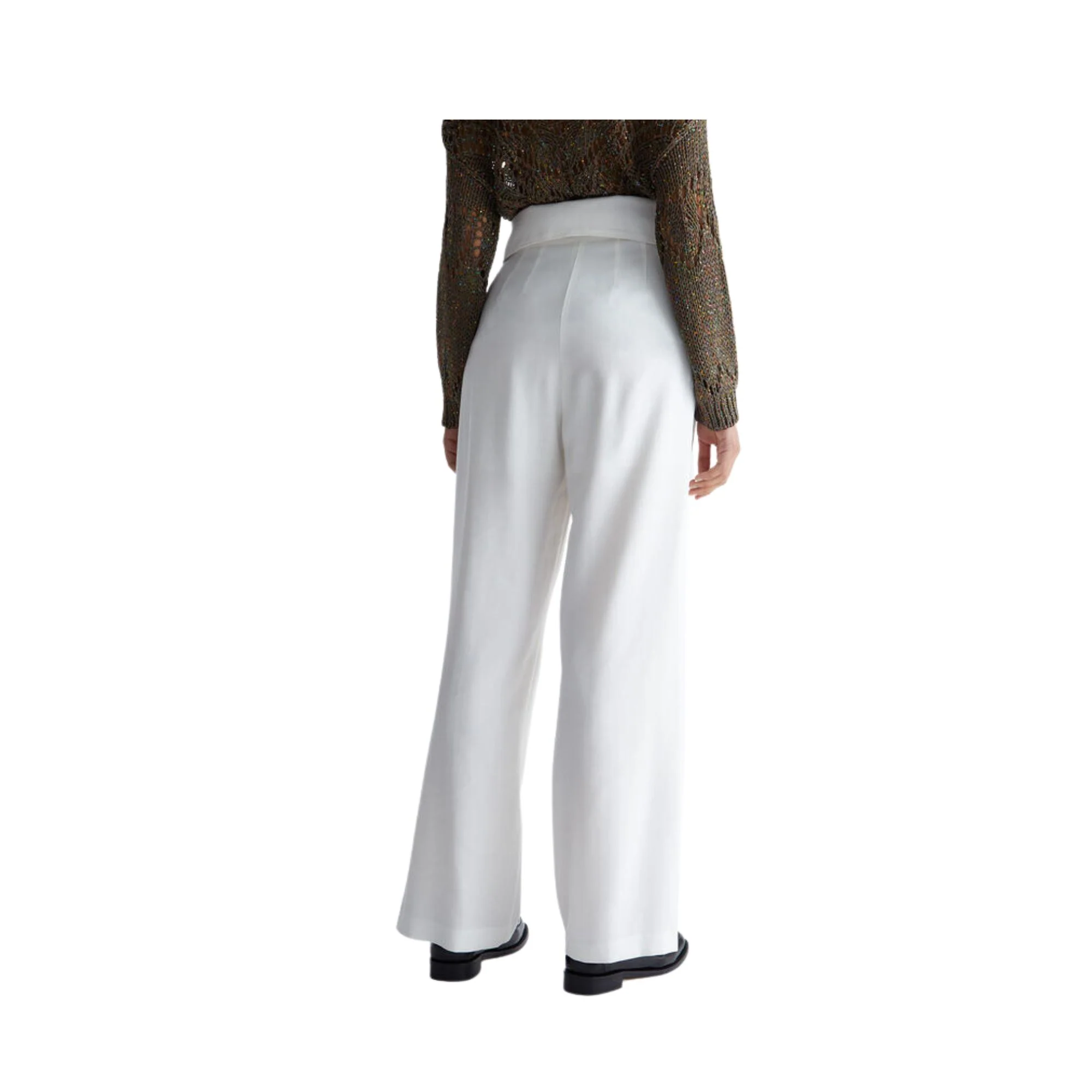 Pantalone Donna a palazzo con risvolto - Image 3