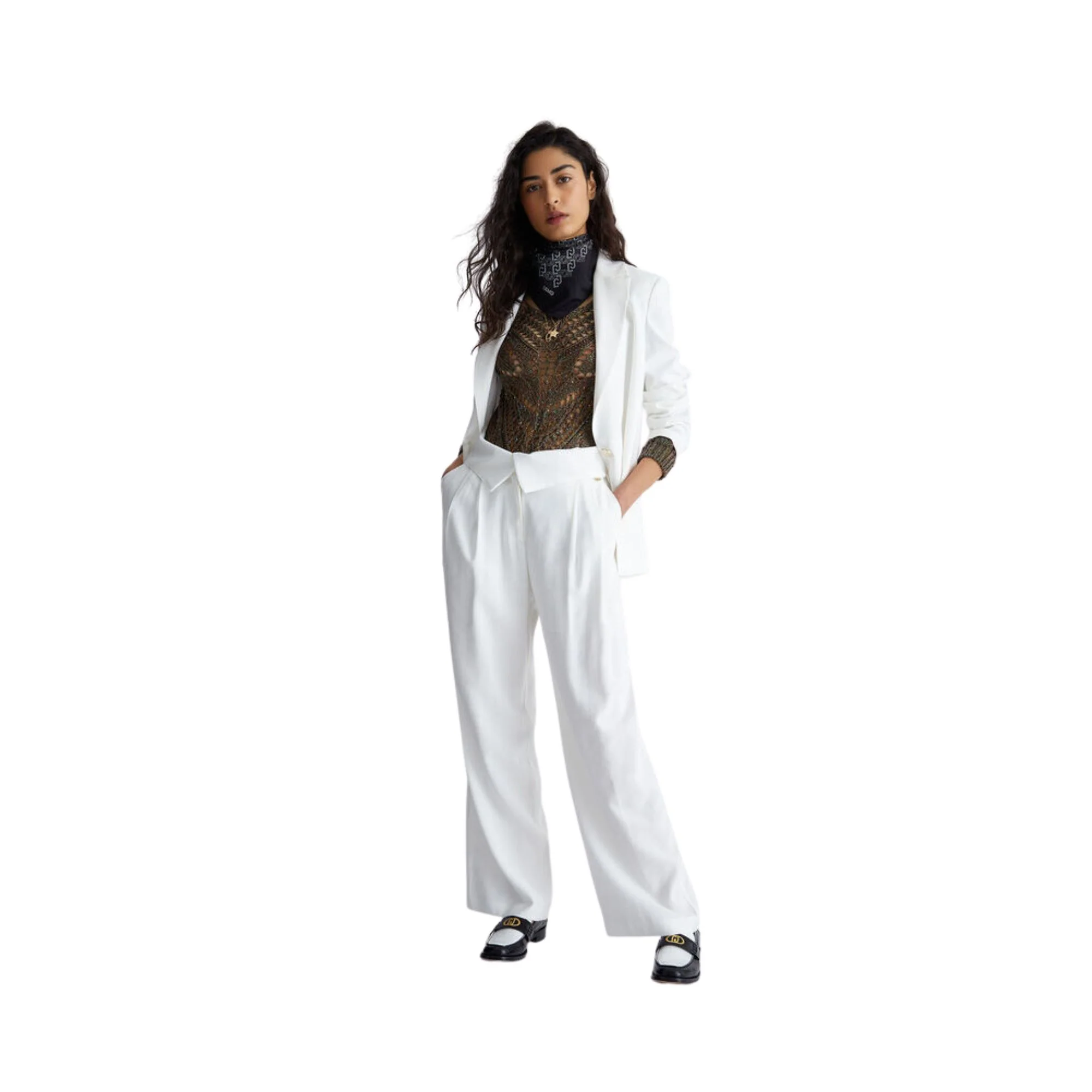 Pantalone Donna a palazzo con risvolto - Image 5