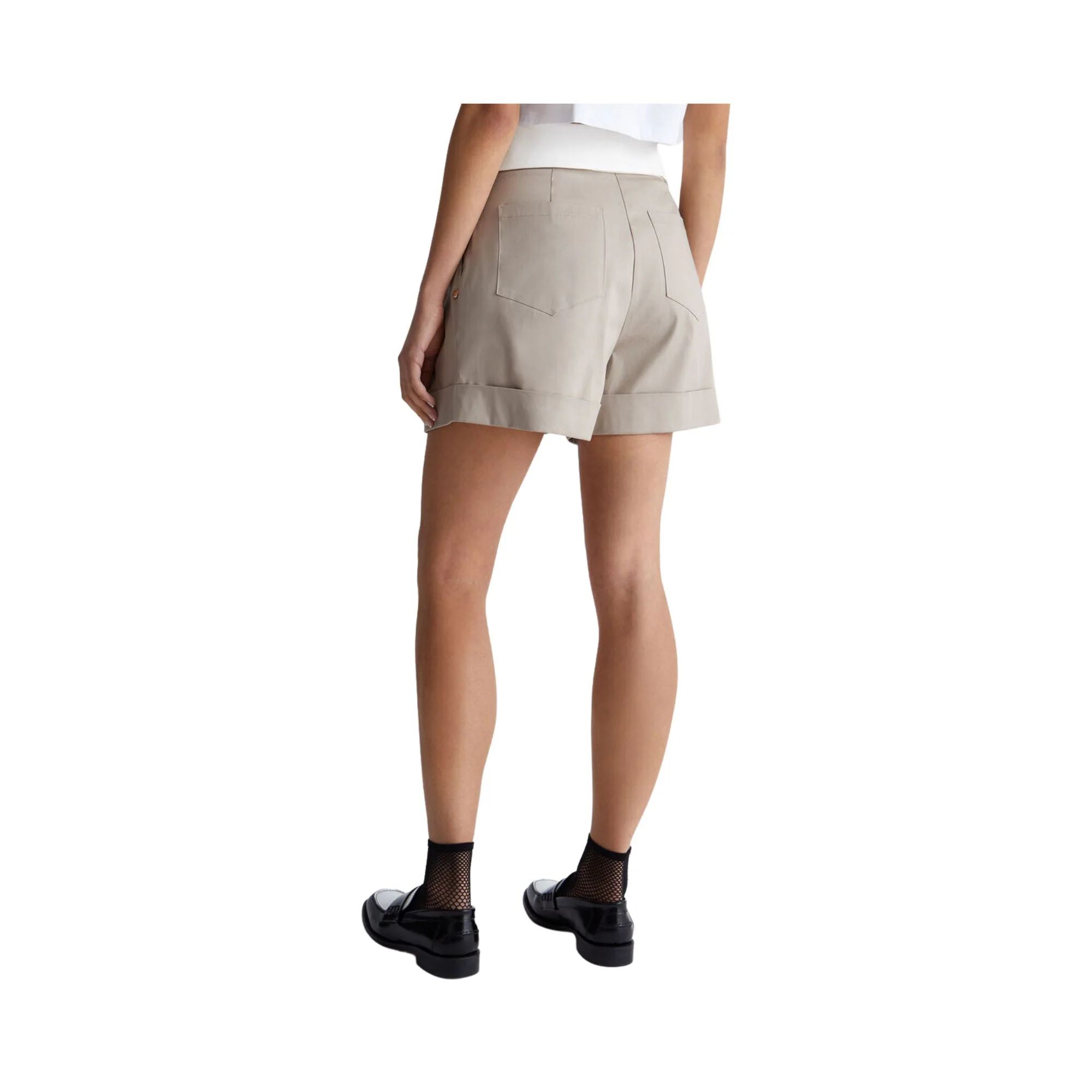 Shorts Donna con risvolto in vita - Image 3