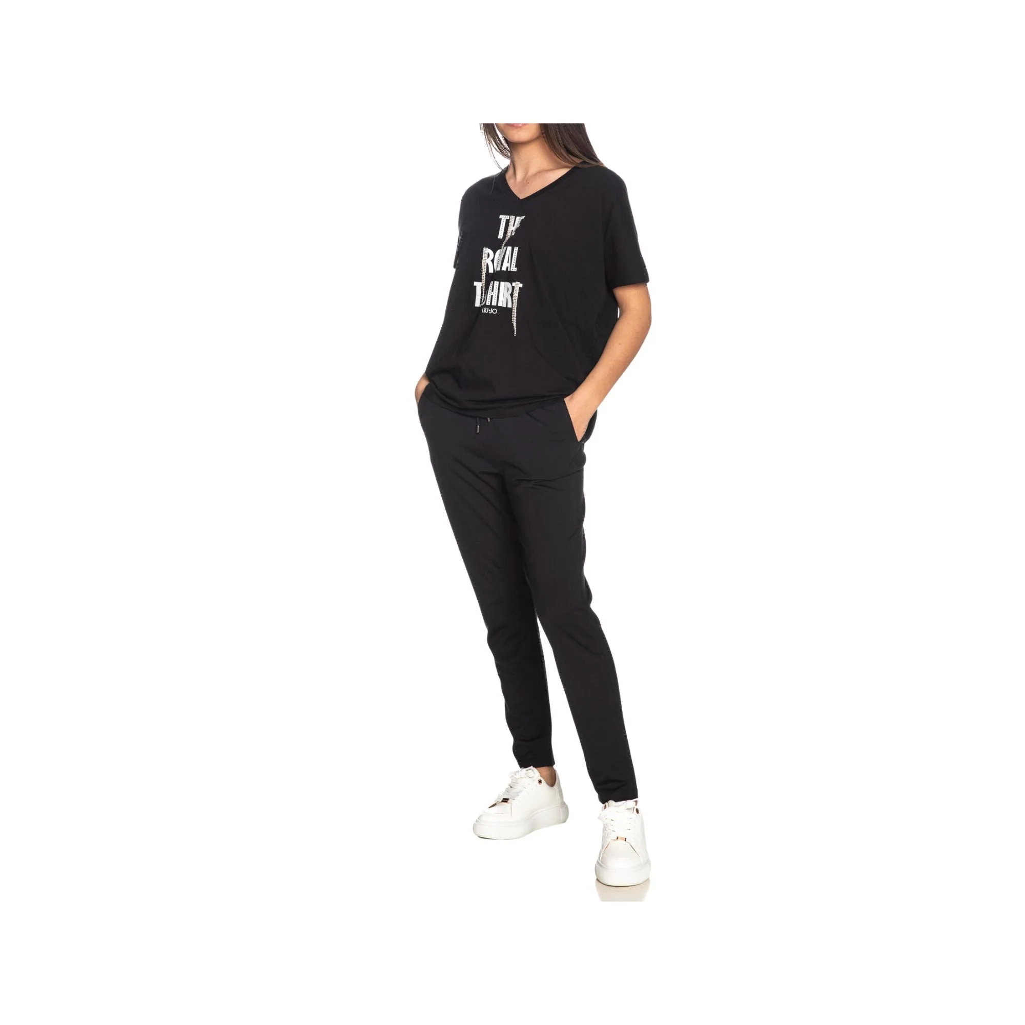 Pantalone Jogger Donna con elastico in vita - Image 12
