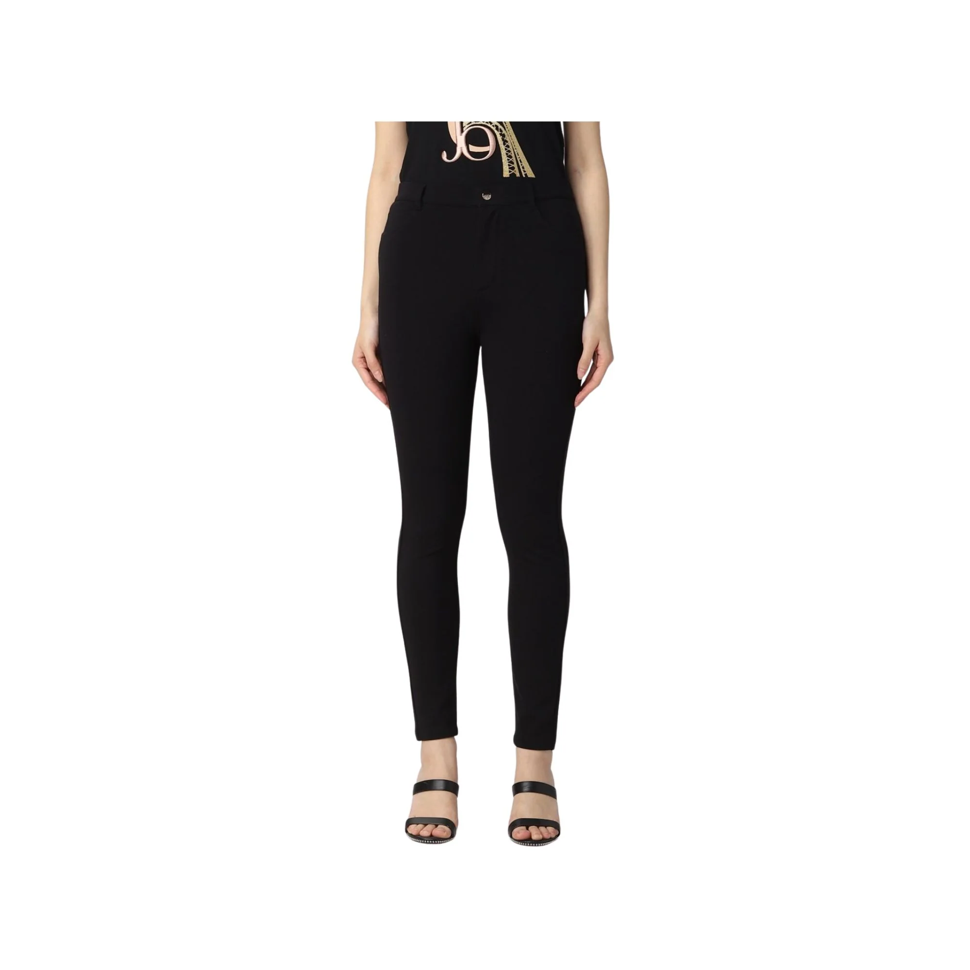 Pantalone Donna skinny a tinta unita - Image 2
