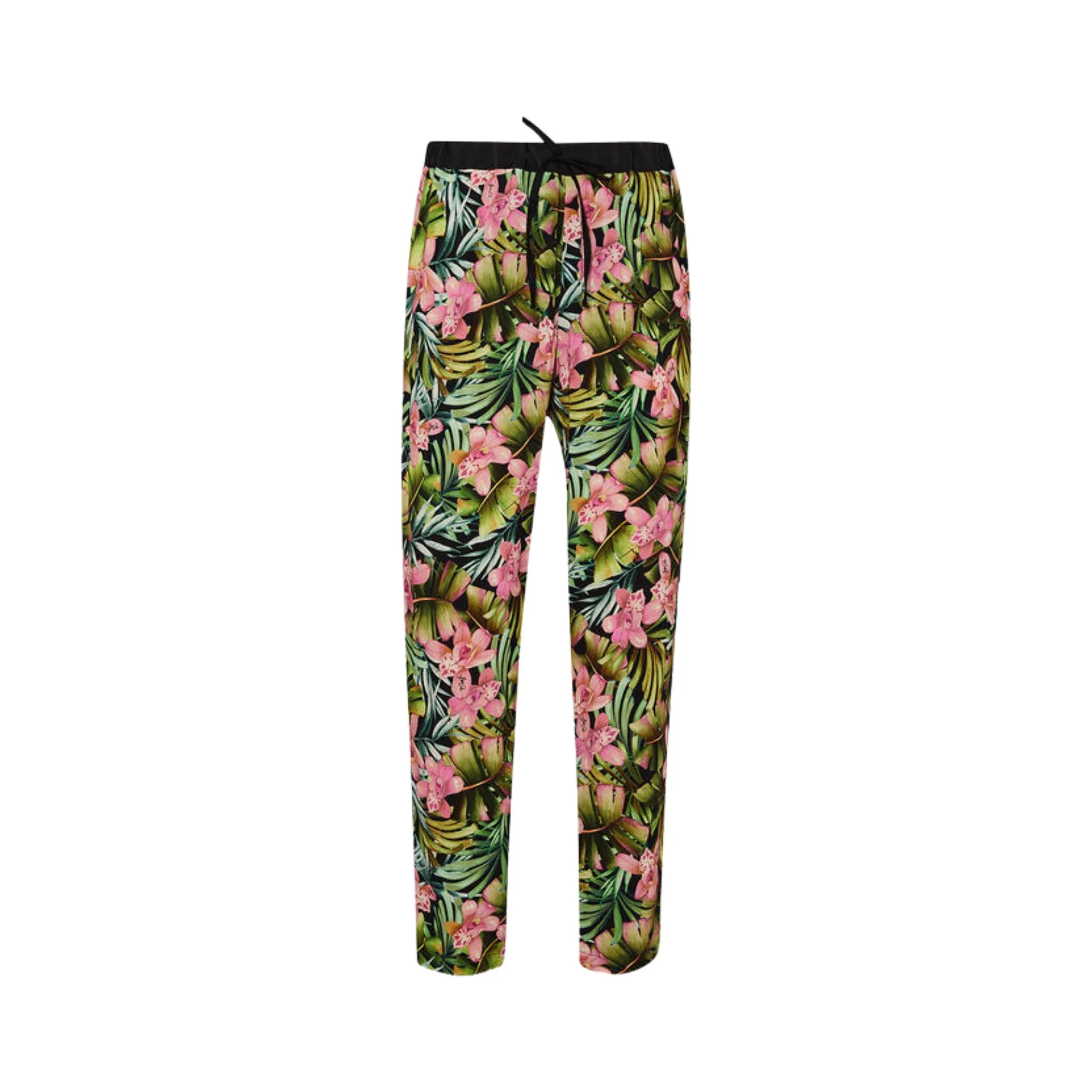 Pantalone Donna con stampa tropicale