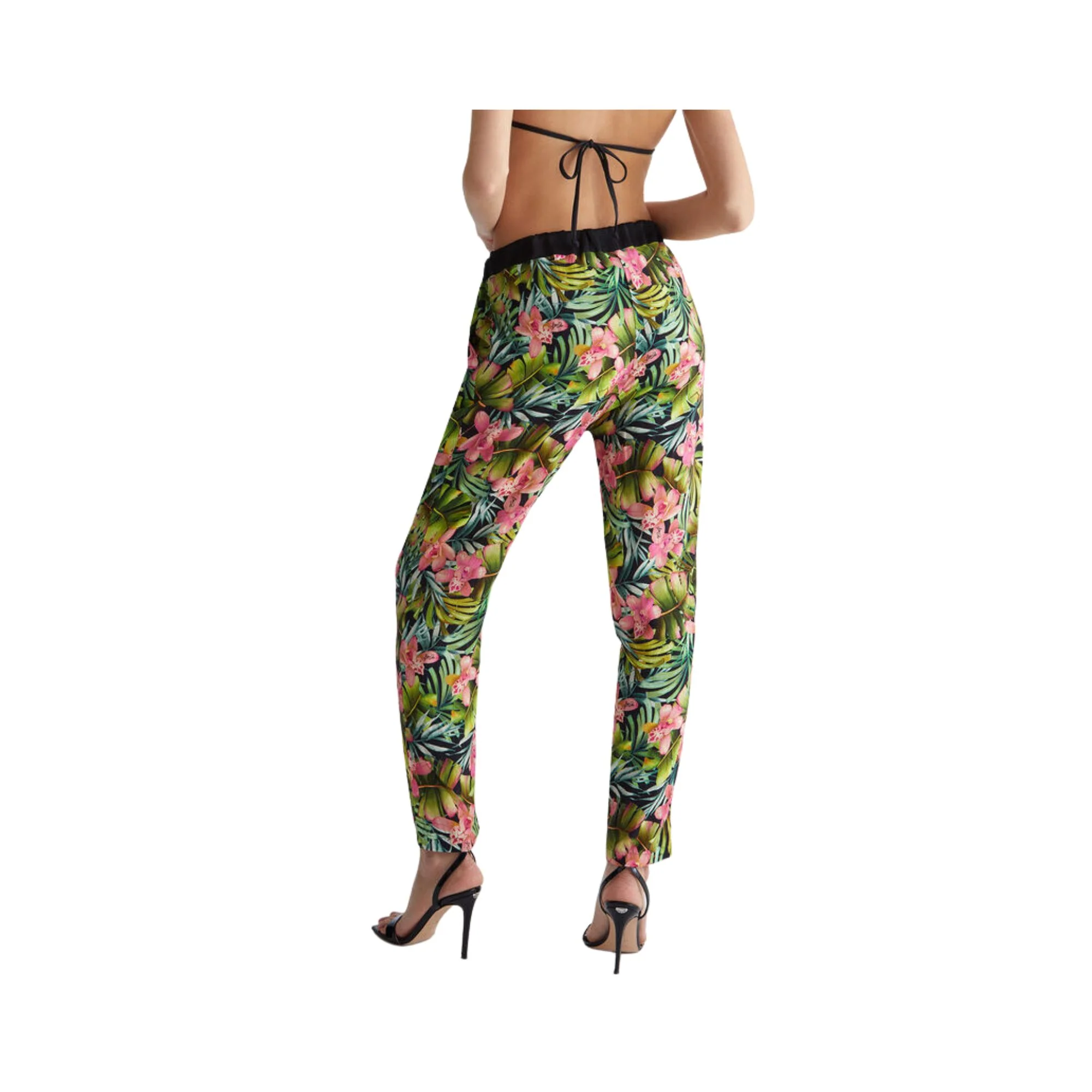 Pantalone Donna con stampa tropicale - Image 3
