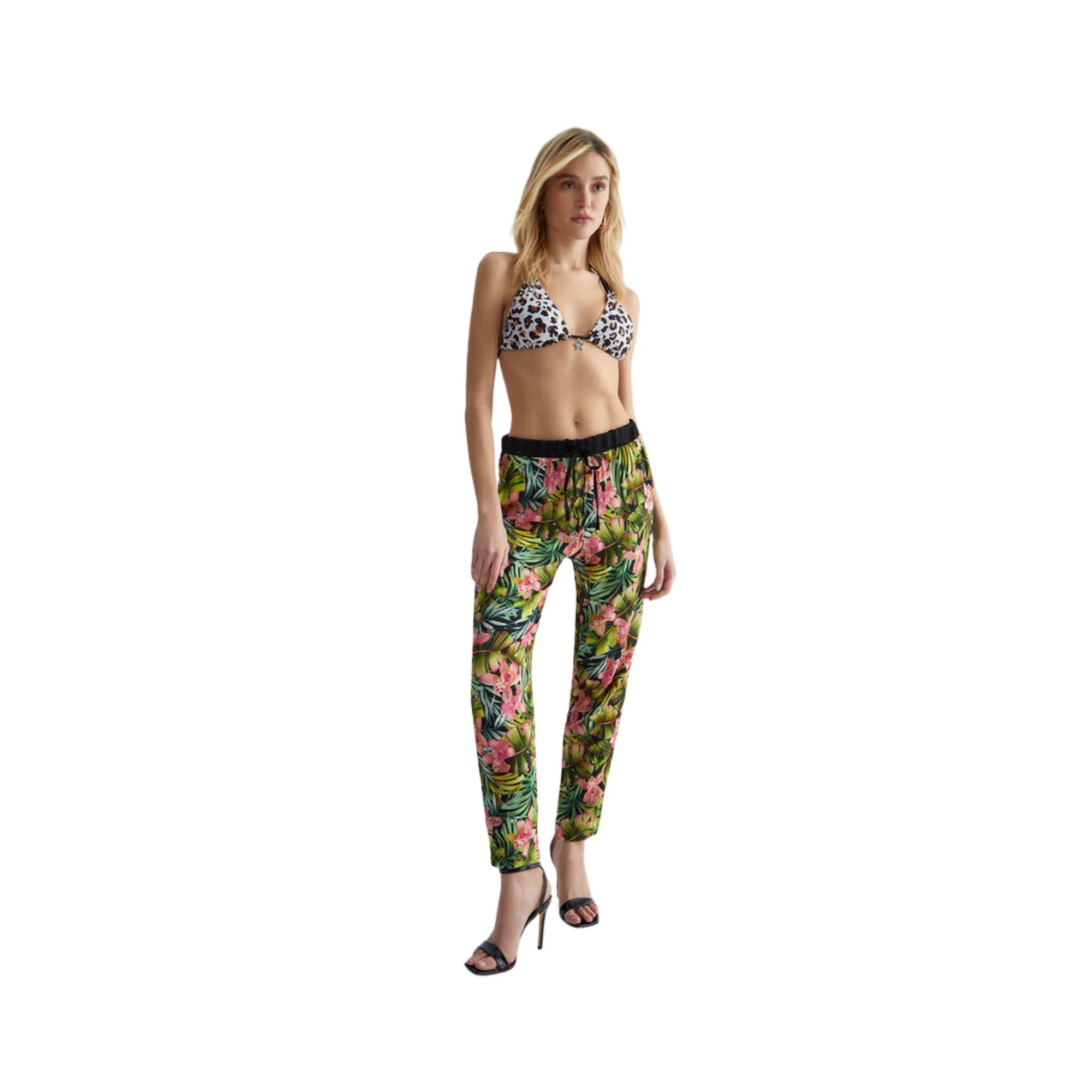 Pantalone Donna con stampa tropicale - Image 5