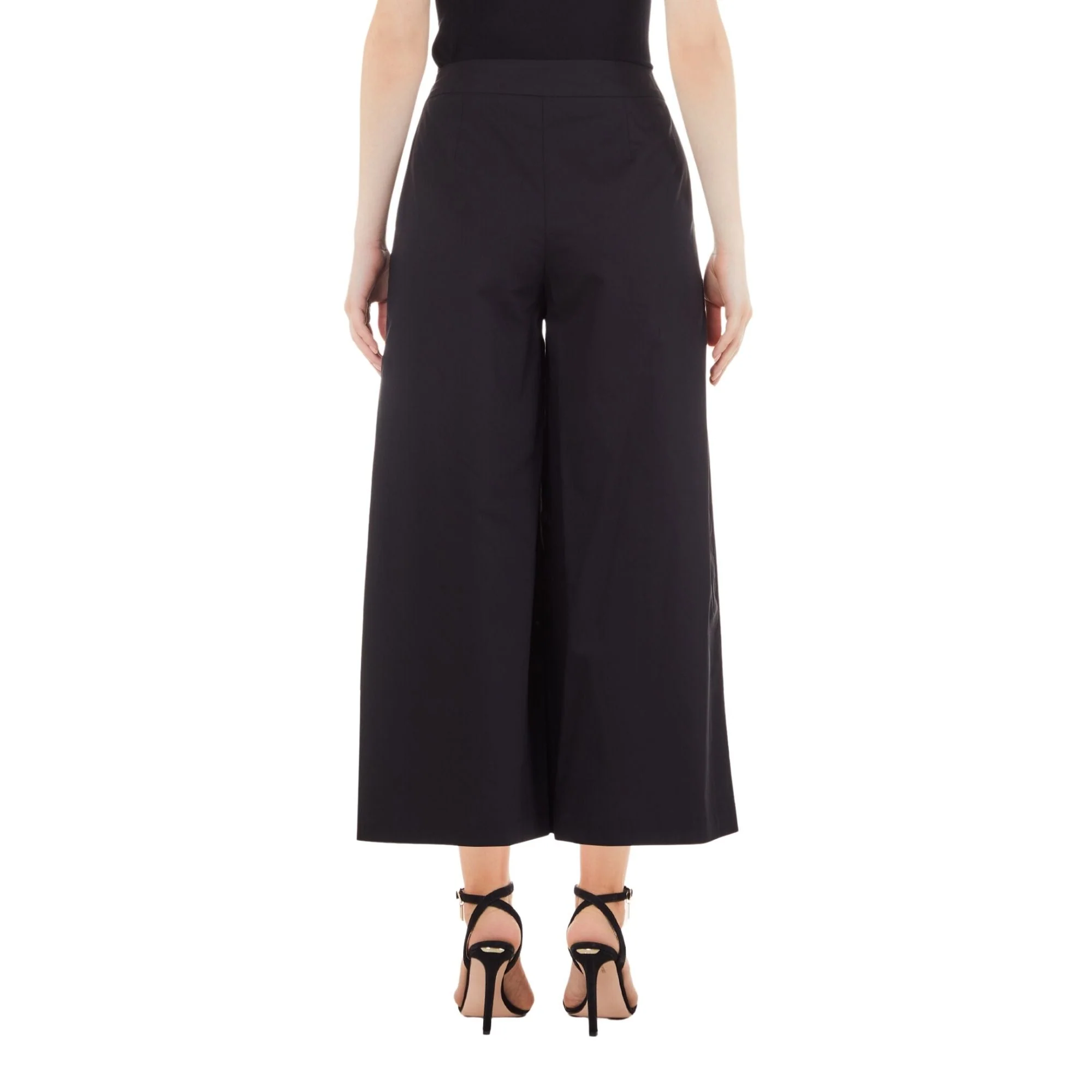 Pantalone Donna a palazzo cropped - Image 5
