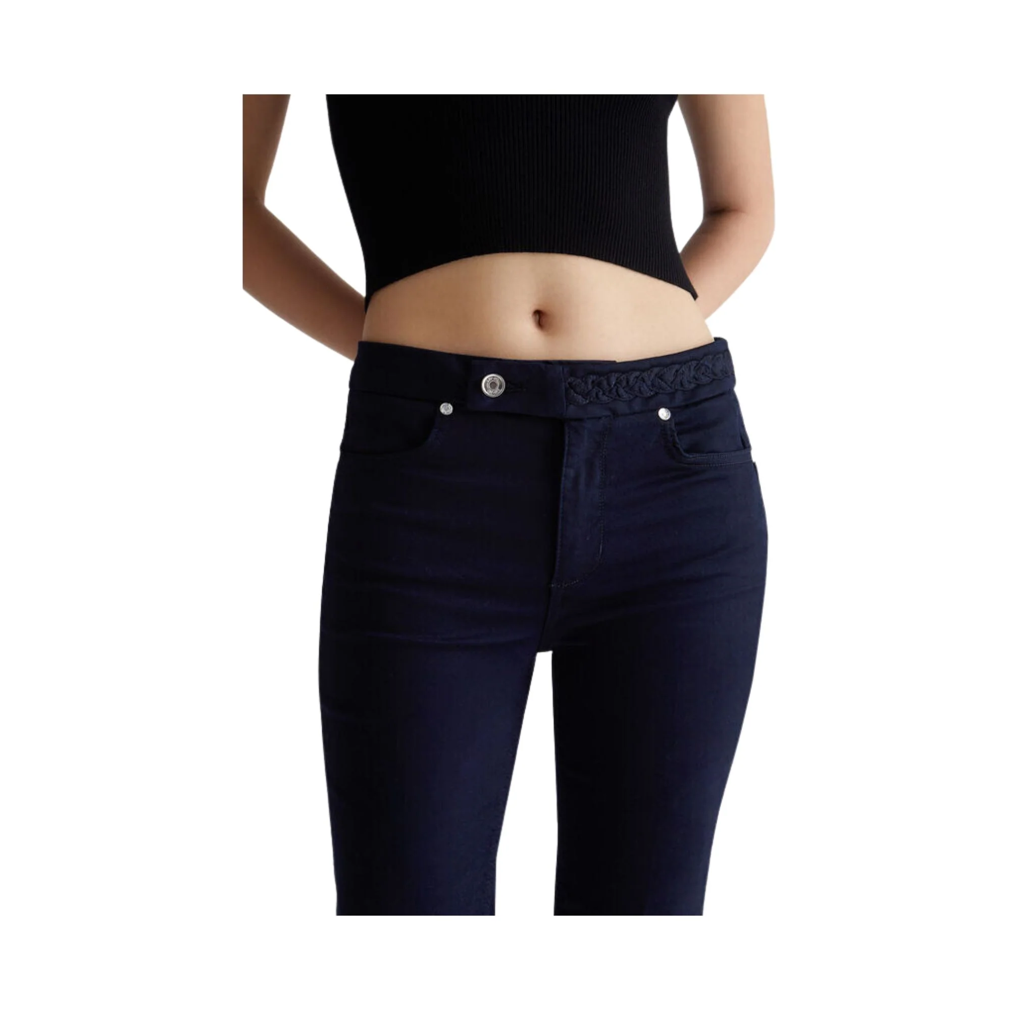 Pantaloni Donna Cinque tasche Micro flare regular fit - Image 4