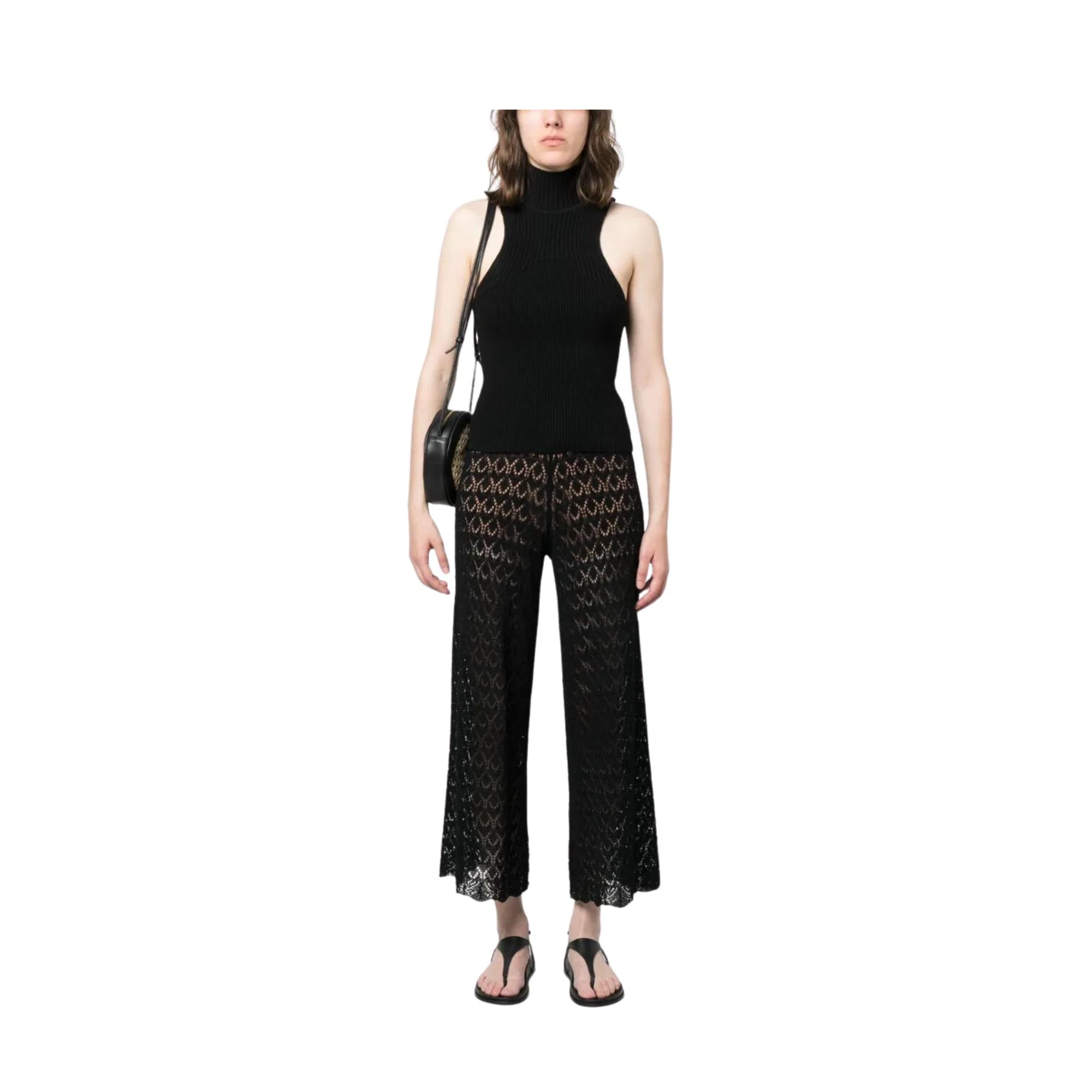 Pantalone Donna in maglia traforata - Image 2