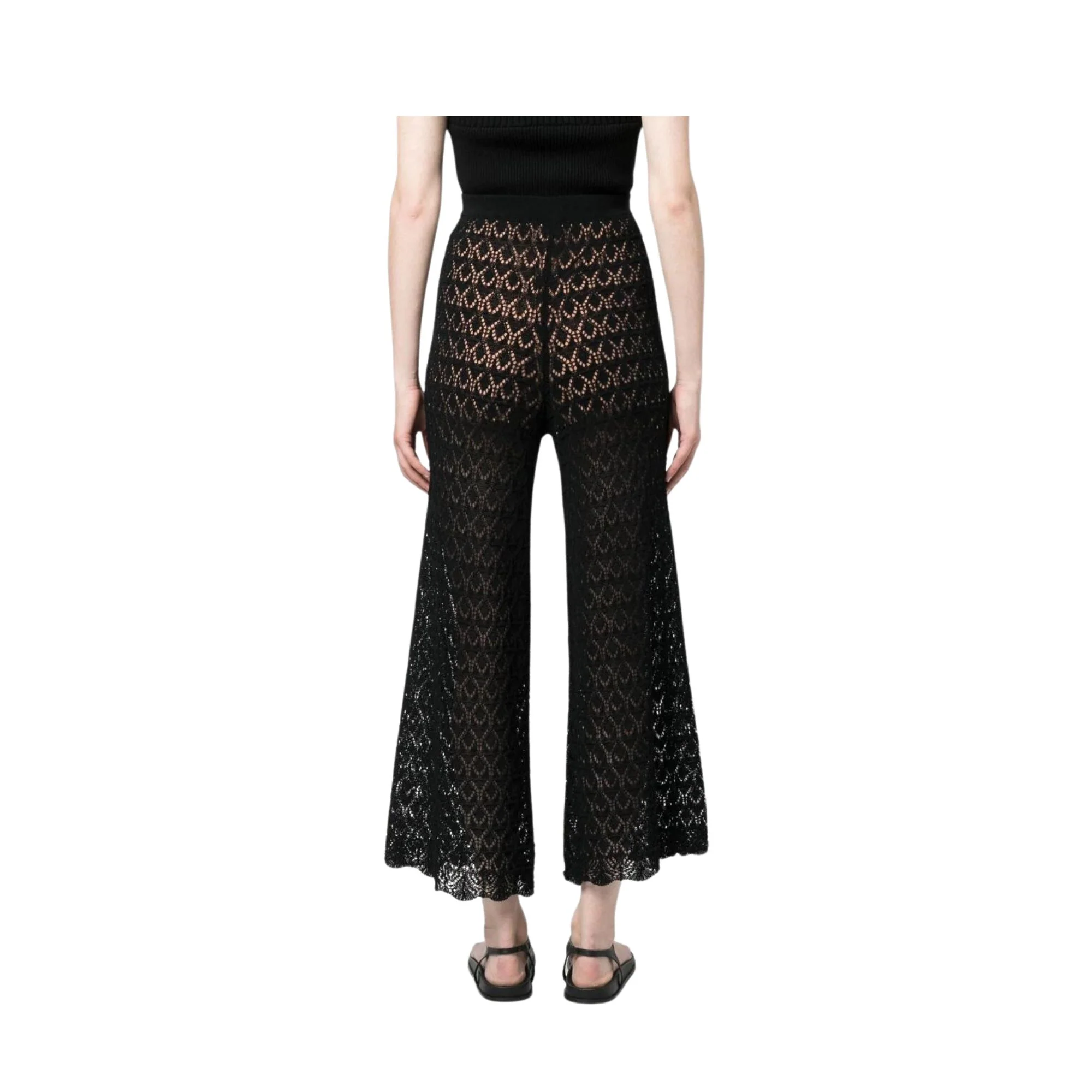 Pantalone Donna in maglia traforata - Image 3