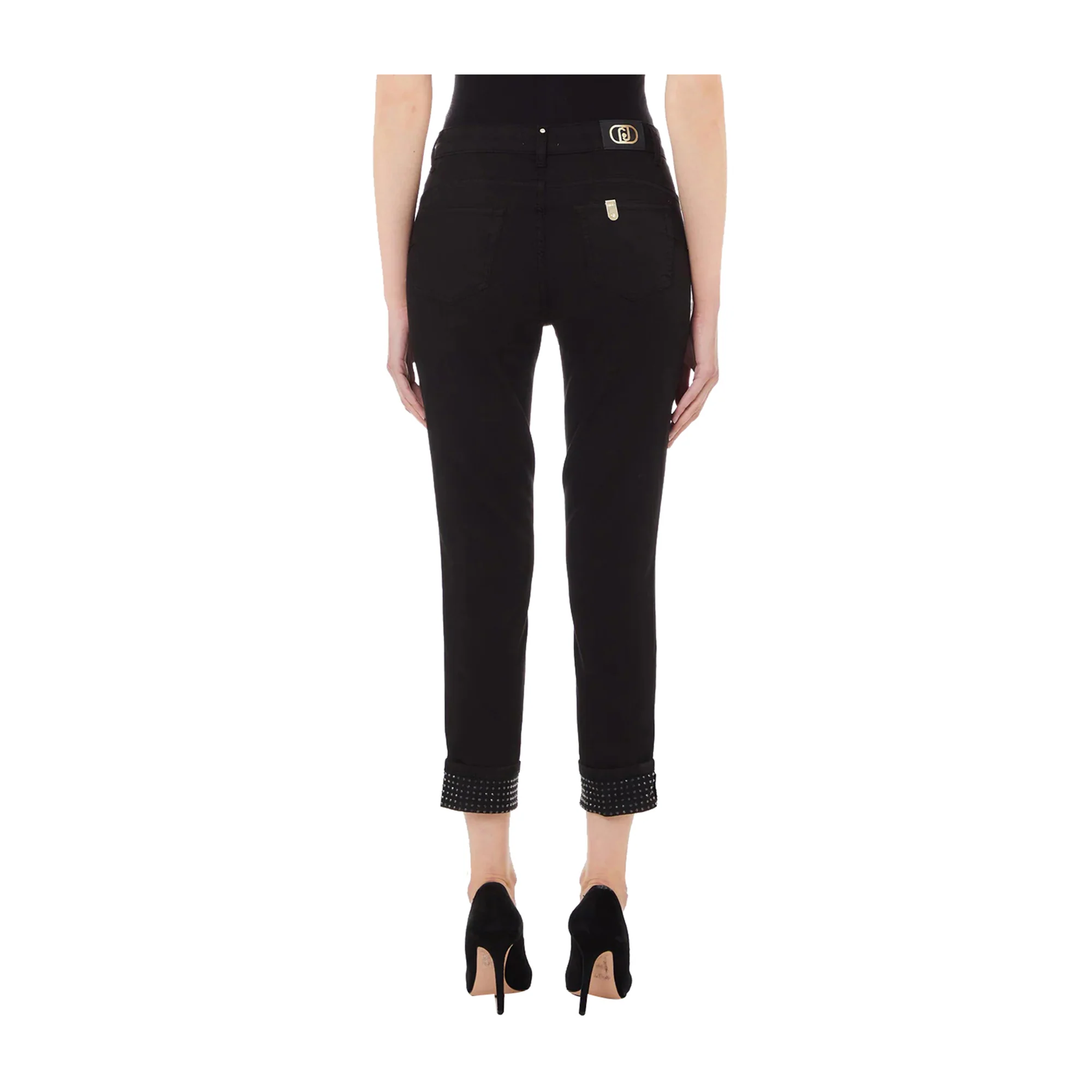 Pantalone Donna con placca posteriore con logo - Image 2