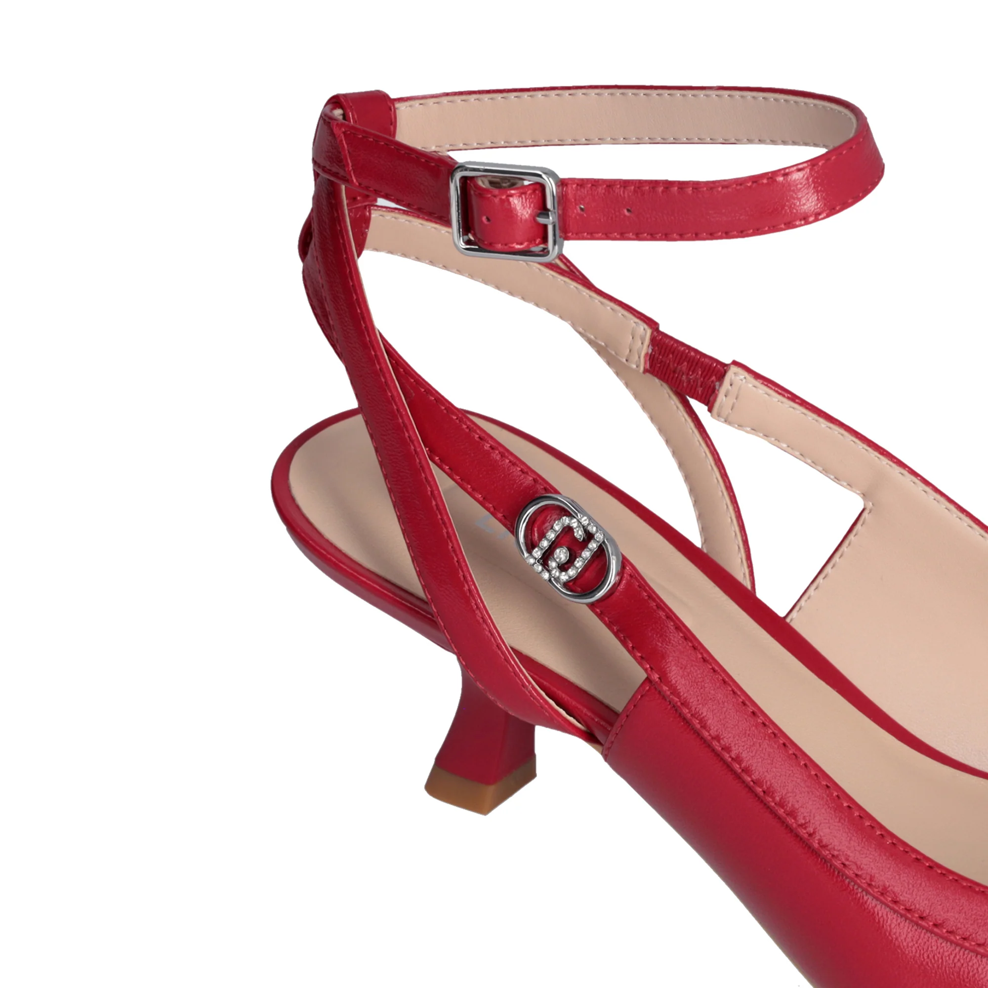 Slingback rosse con tacco basso - Image 5