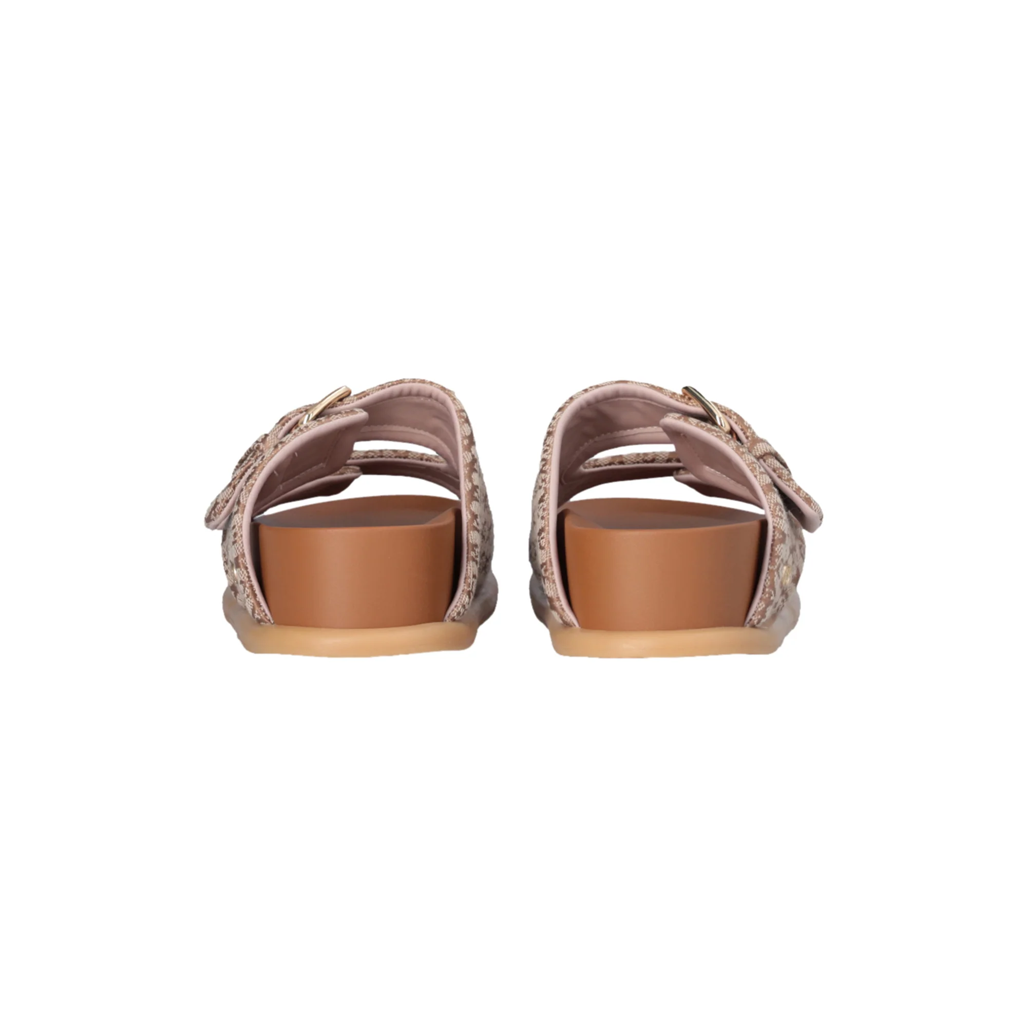 Sandali Donna con fascette bold Beige - Image 4