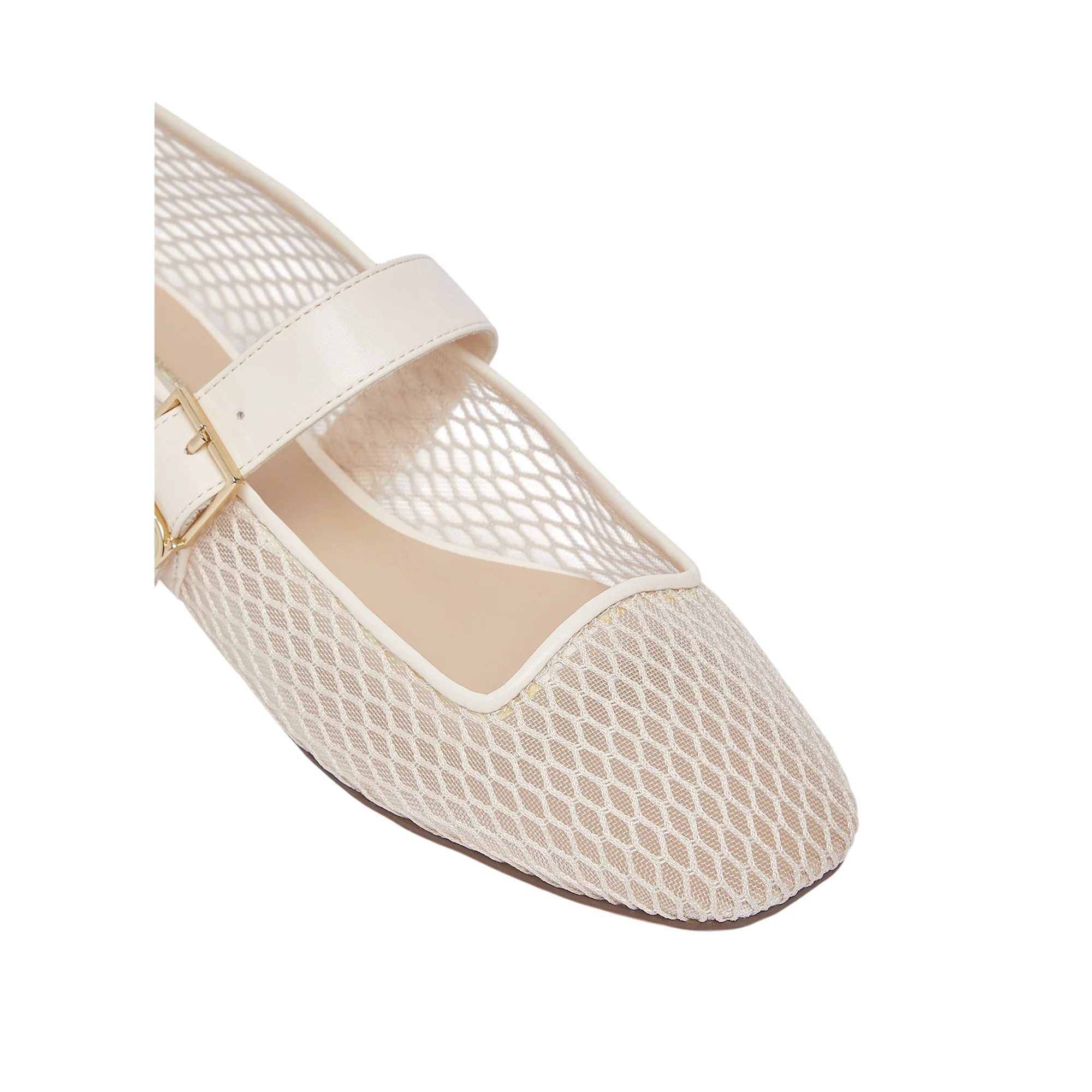 Ballerine Donna in rete Bianco - Image 4