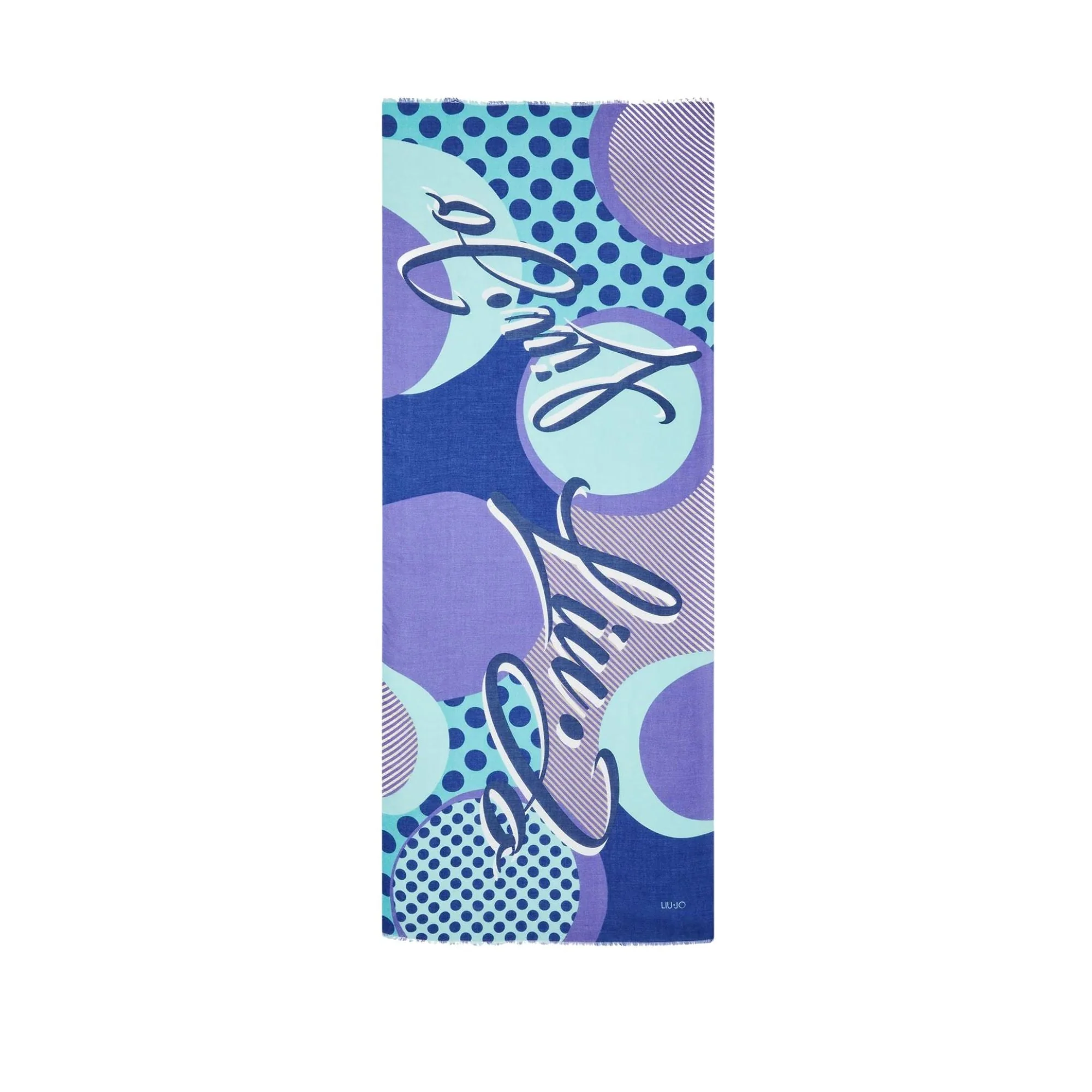 Pashmina Donna a pois con logo - Image 8