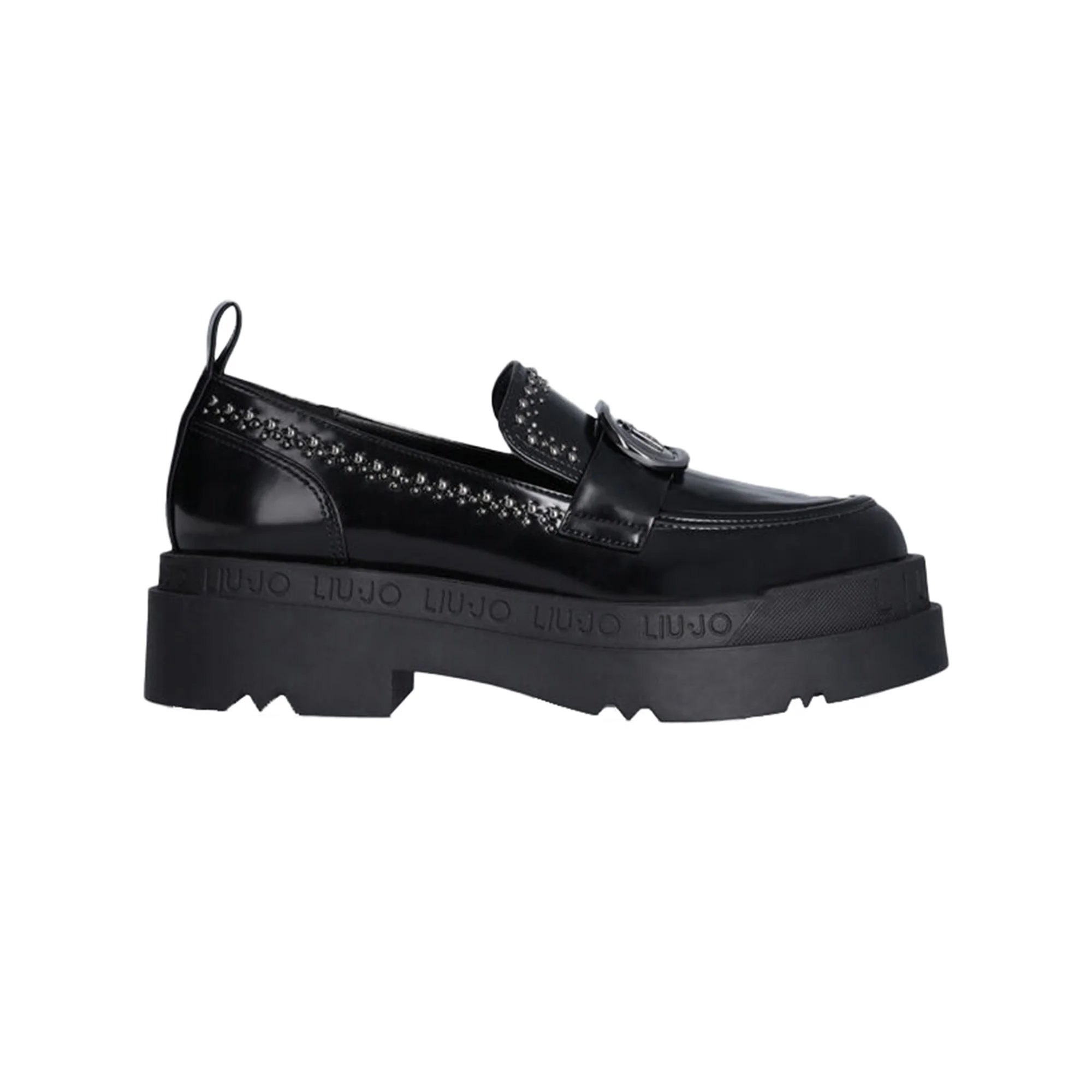 Mocassini Platform Donna con borchie