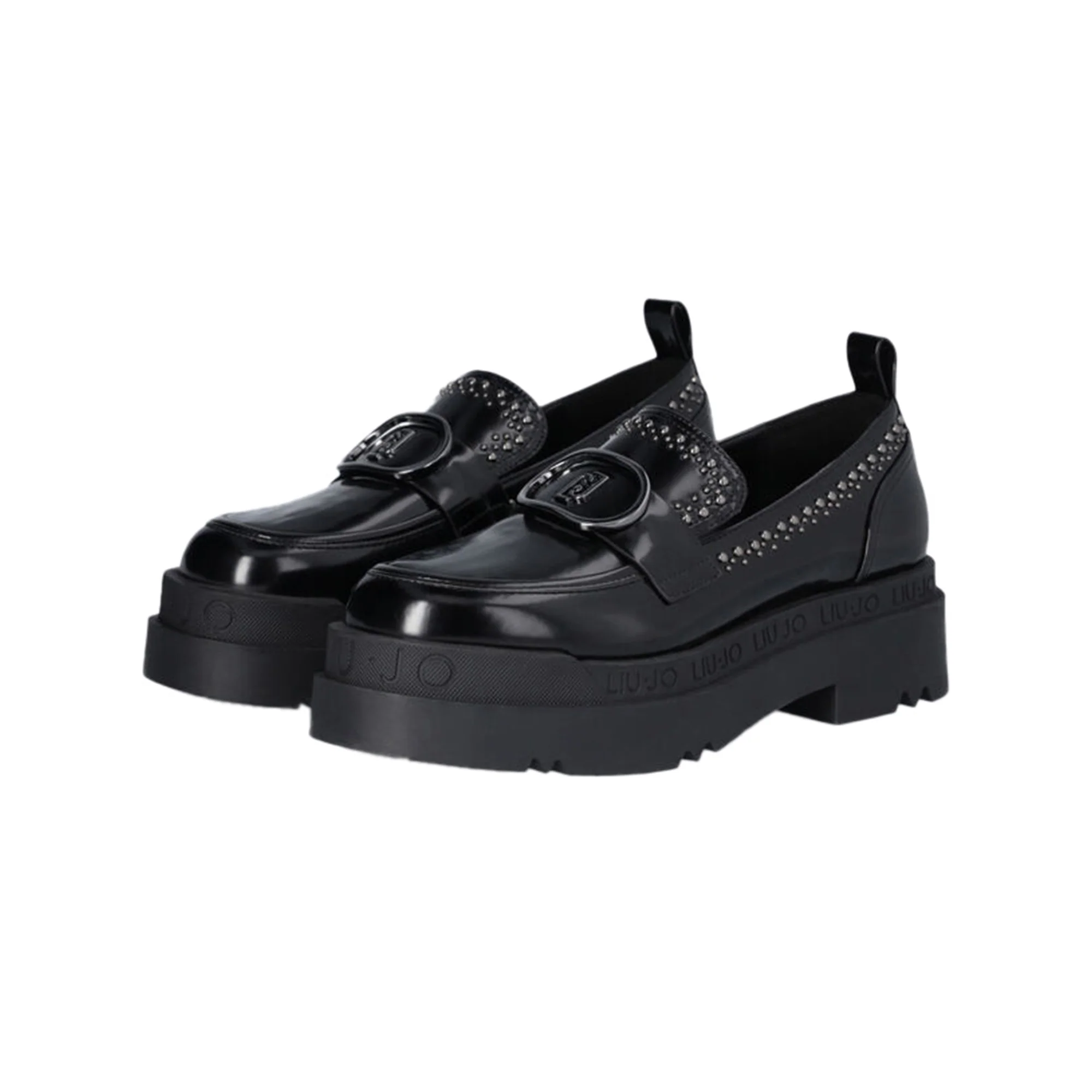 Mocassini Platform Donna con borchie - Image 3