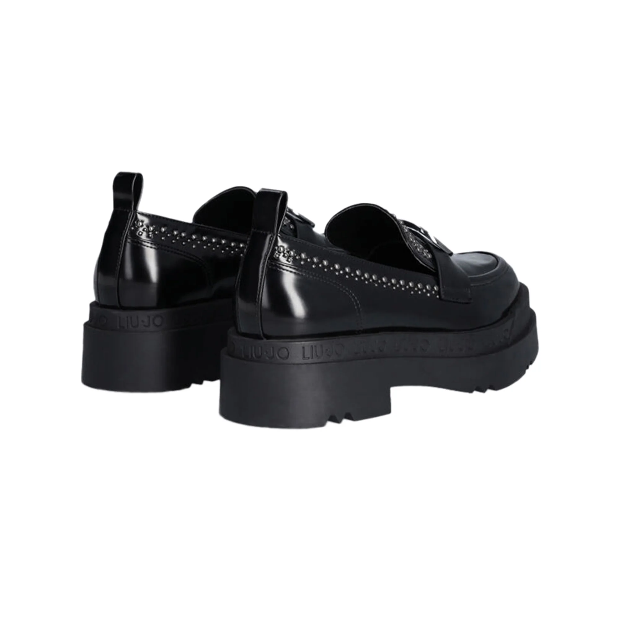 Mocassini Platform Donna con borchie - Image 4