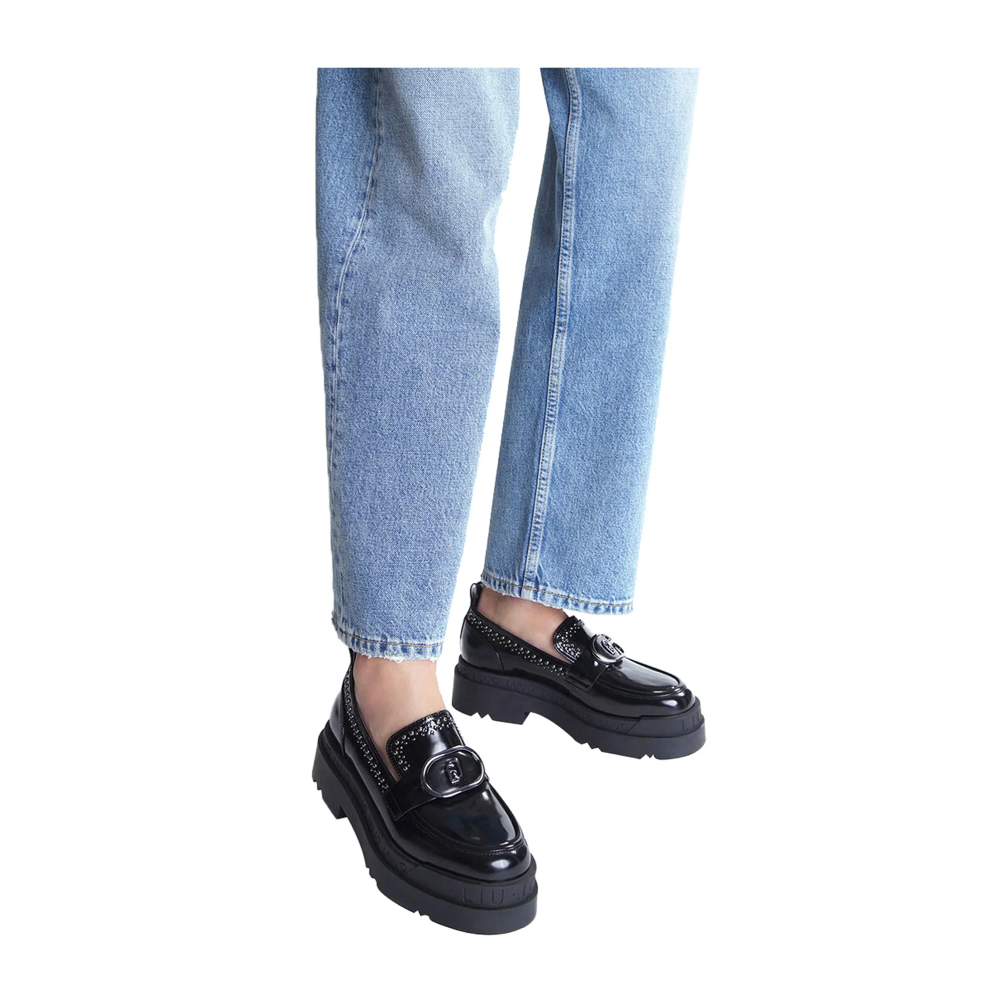 Mocassini Platform Donna con borchie - Image 8