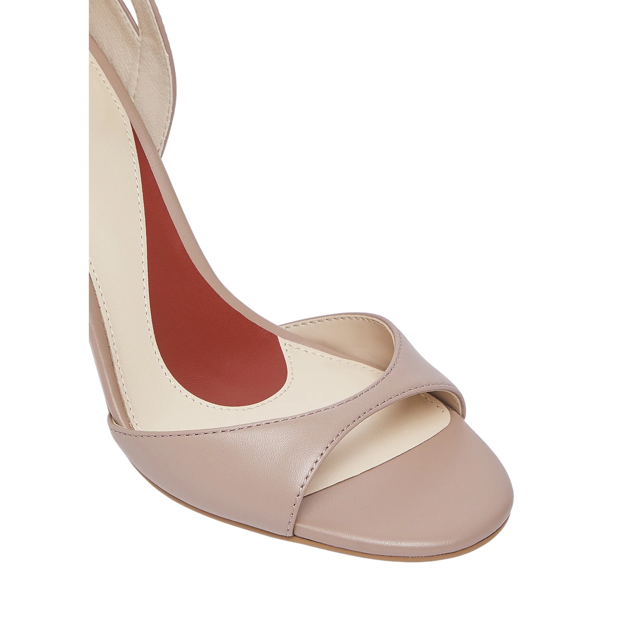 Sandali Donna con tacco in nappa nude - Image 4